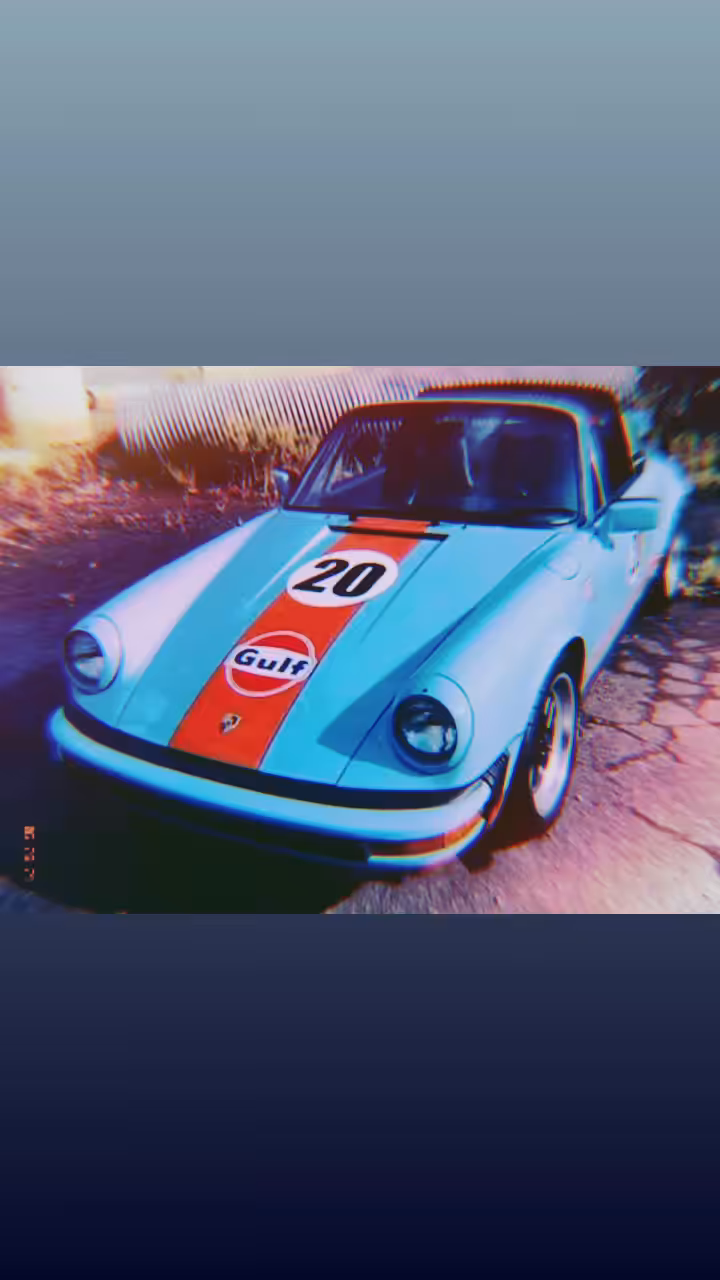 Porsche Gulf Livery 911 Targa