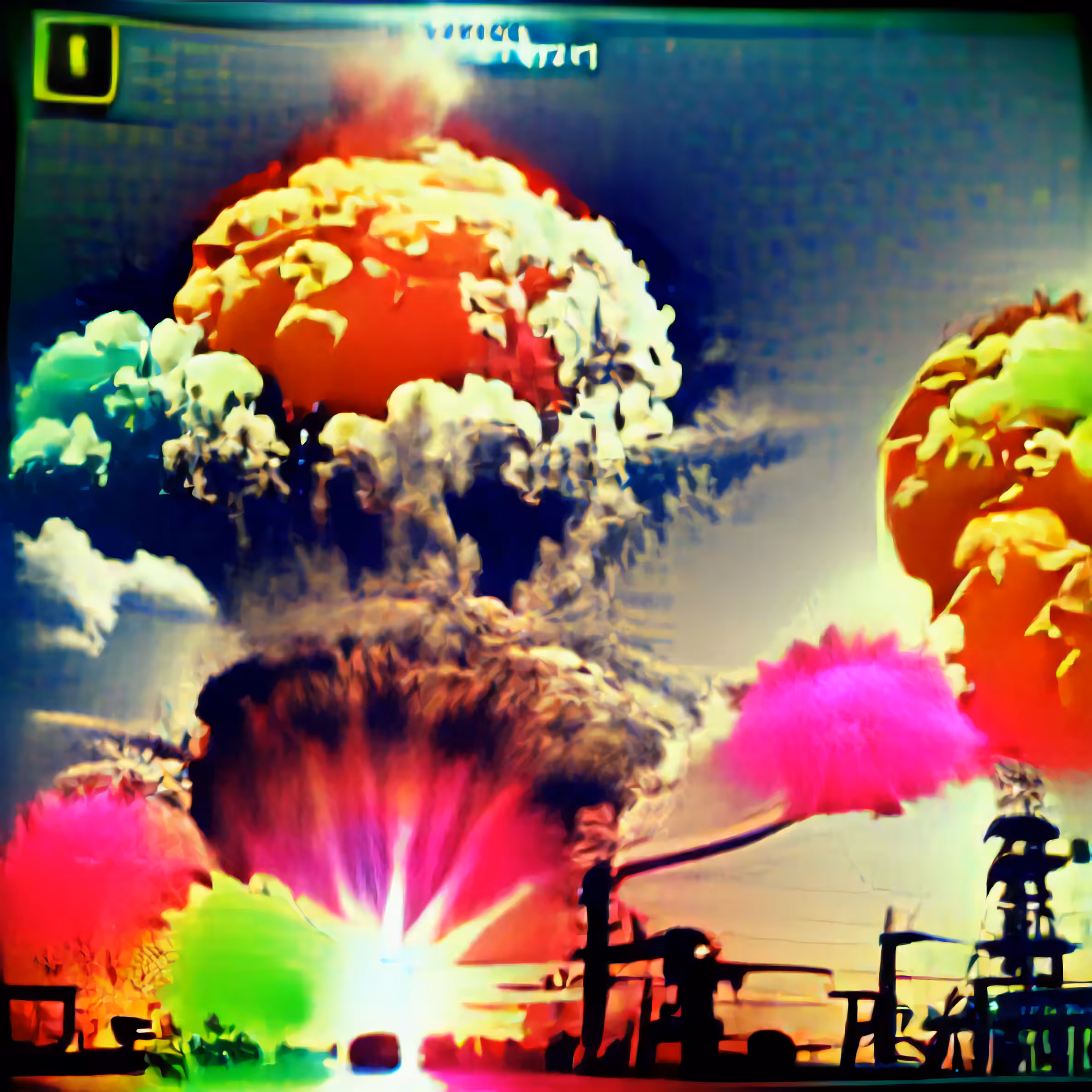 A Nuclear explosion, broadcasted.