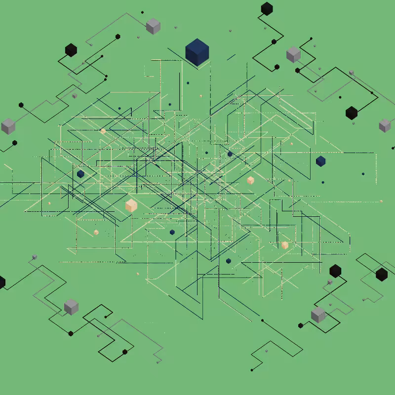 Luminous Streaks and cubes #22