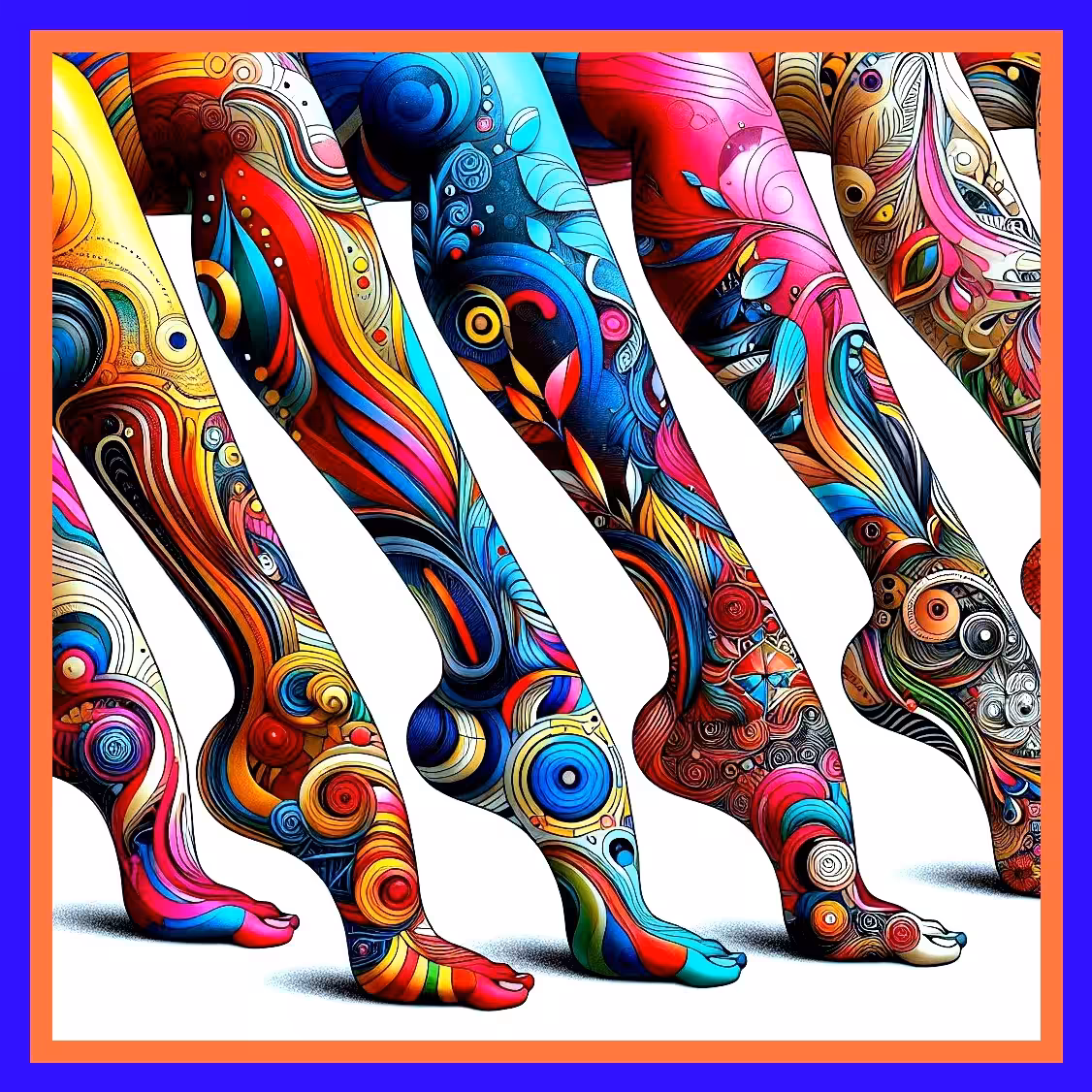 Graffiti legs