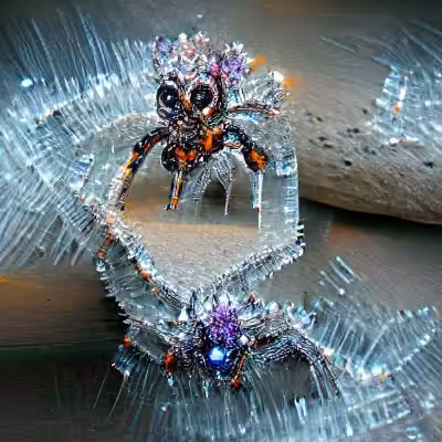 crystal spider