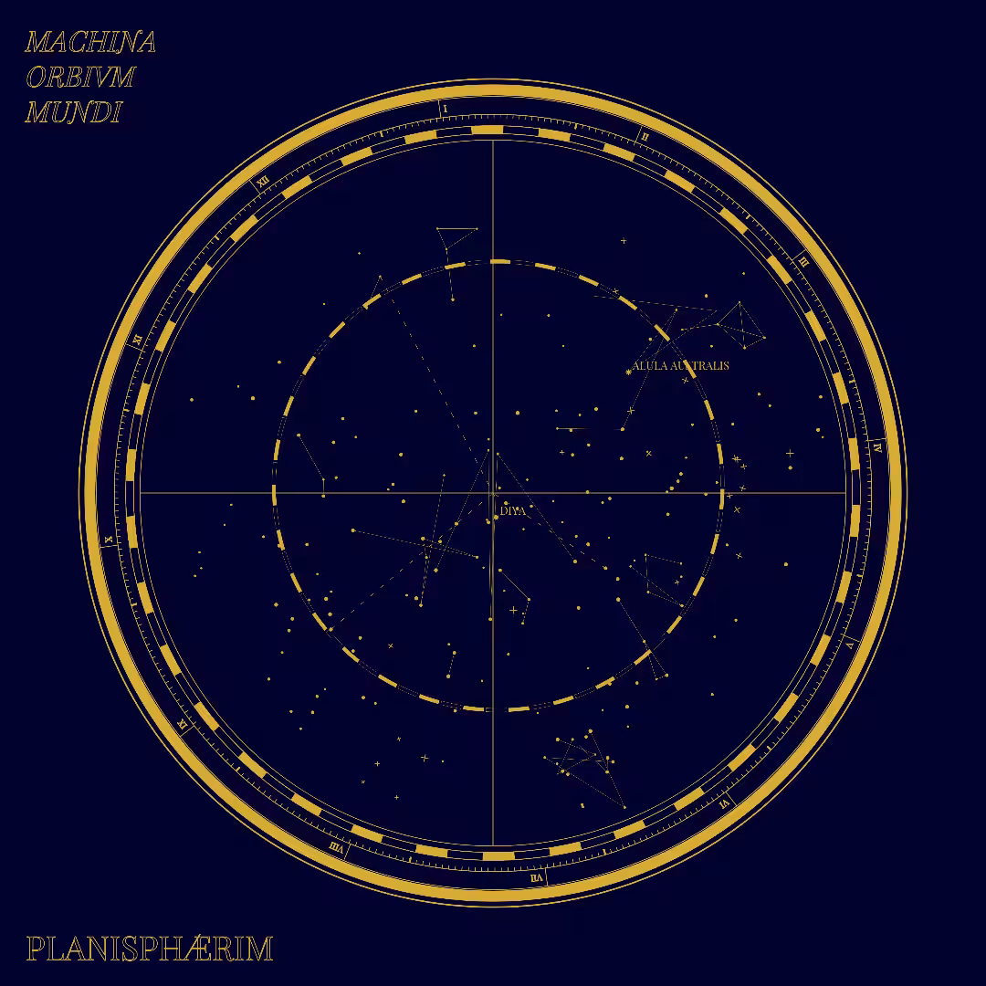 A Fictional Map Of Constellations #35