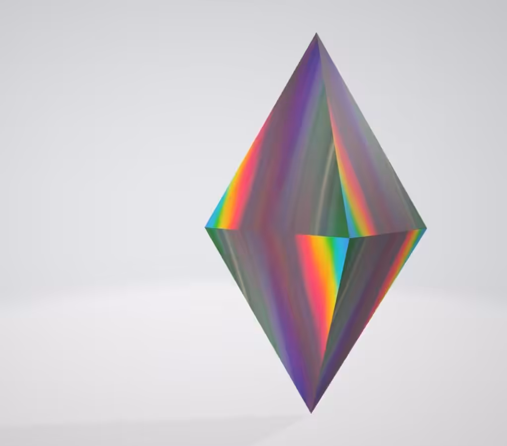 Agog 12 Iridescent Crystal