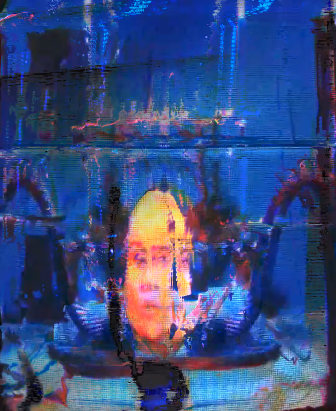The Head Observes Endless Illusions
