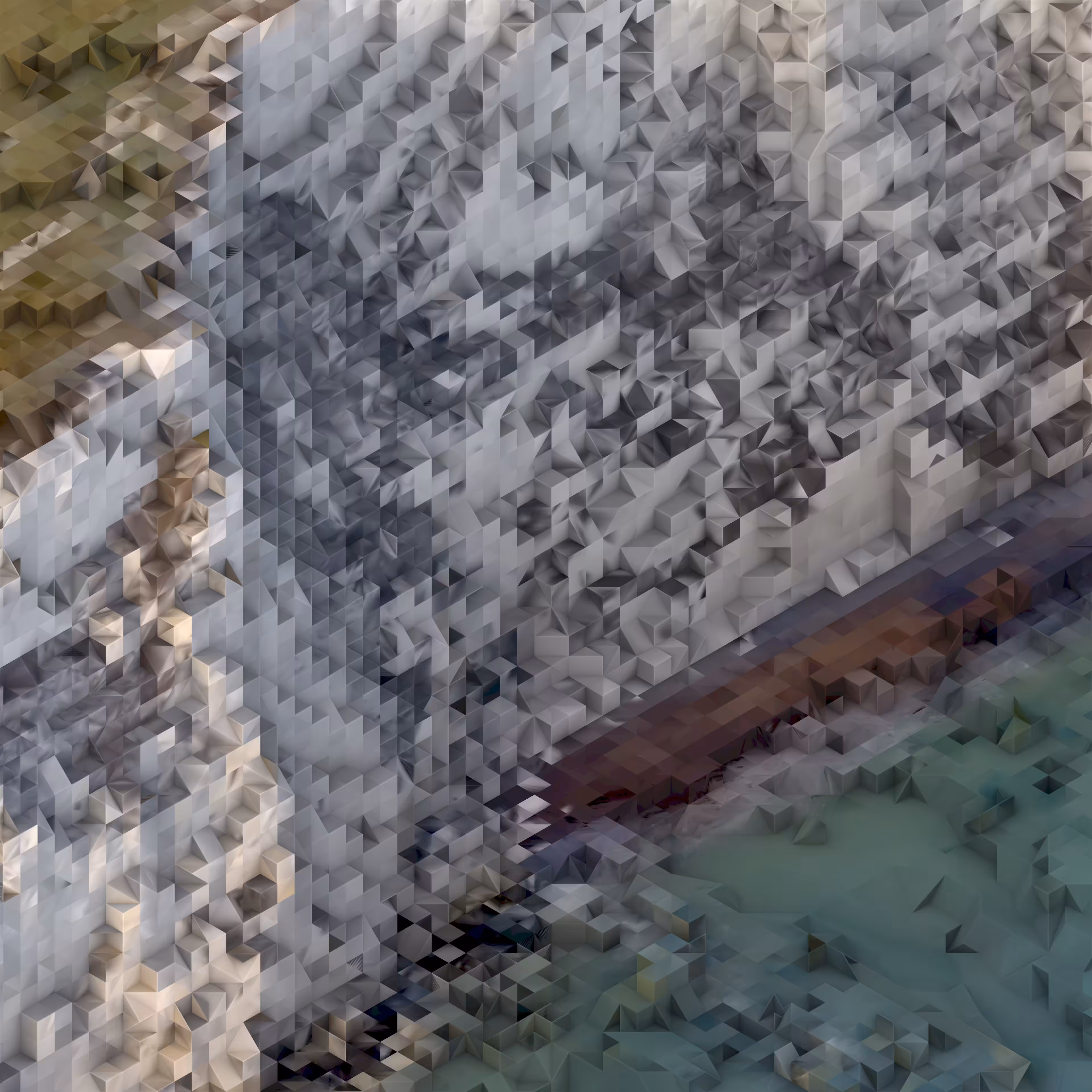 π a cliff floating in precision, frame 280