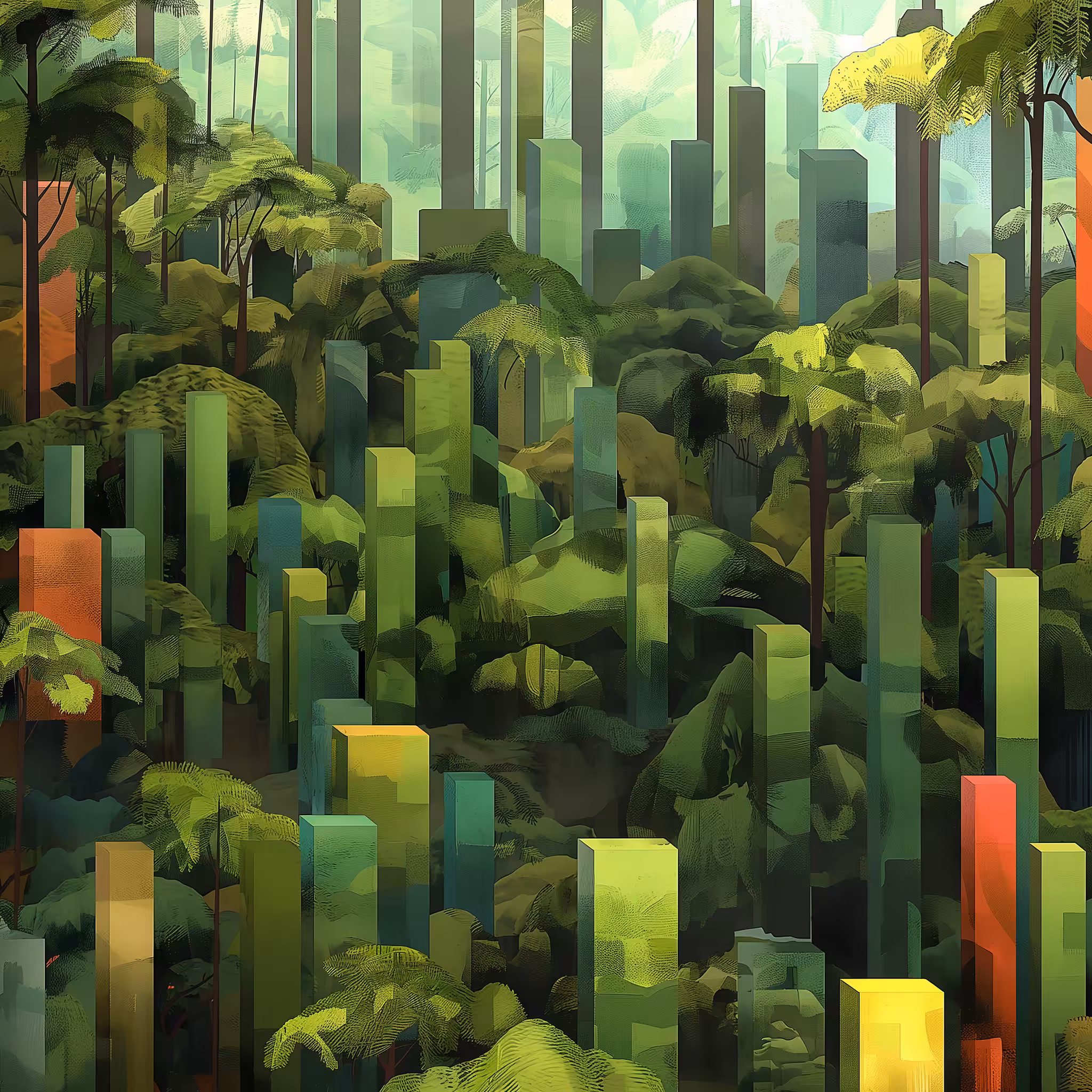 Halfway: Panelscape Amazon rainforest