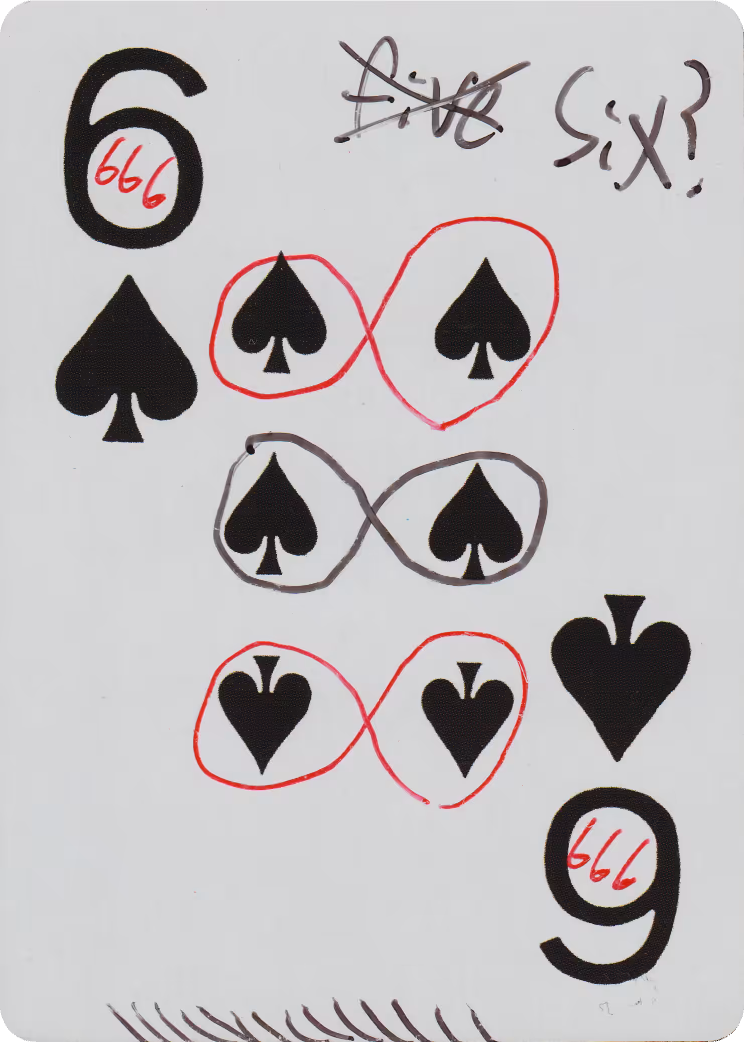 6 of Spades - Deck of Demise