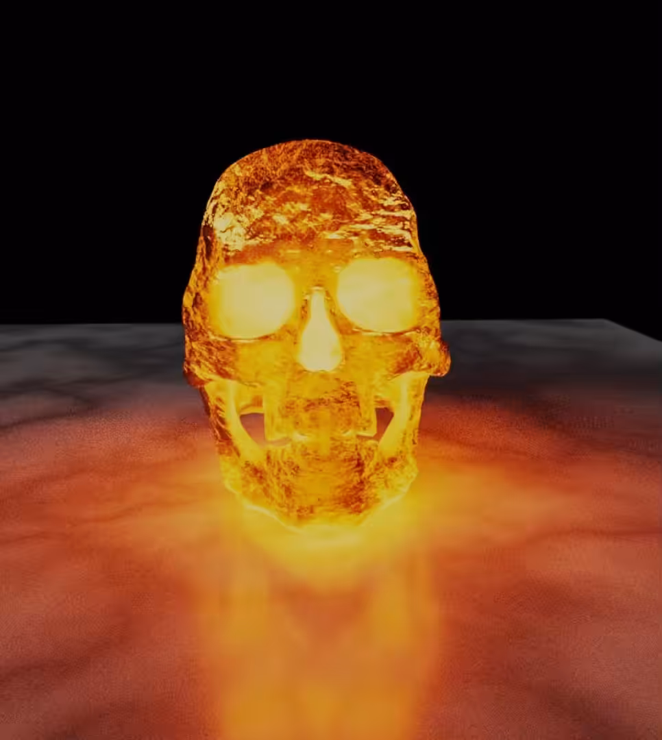 melting lava