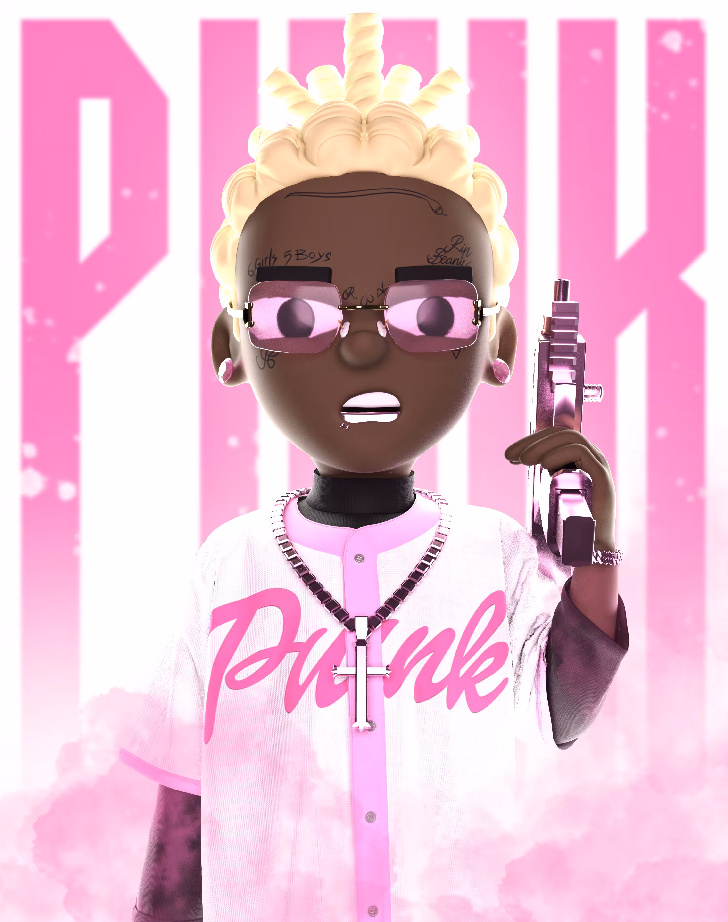 Pink Punk Thugger