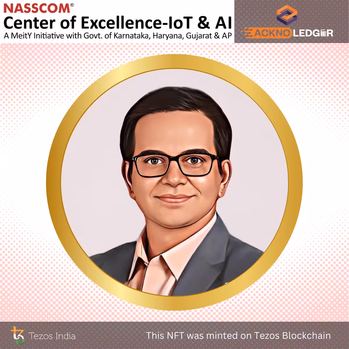 NASSCOM CoE IOT & AI Metaverse Conclave - Speakers: Satish Pachapakeshan - NFT Business Card
