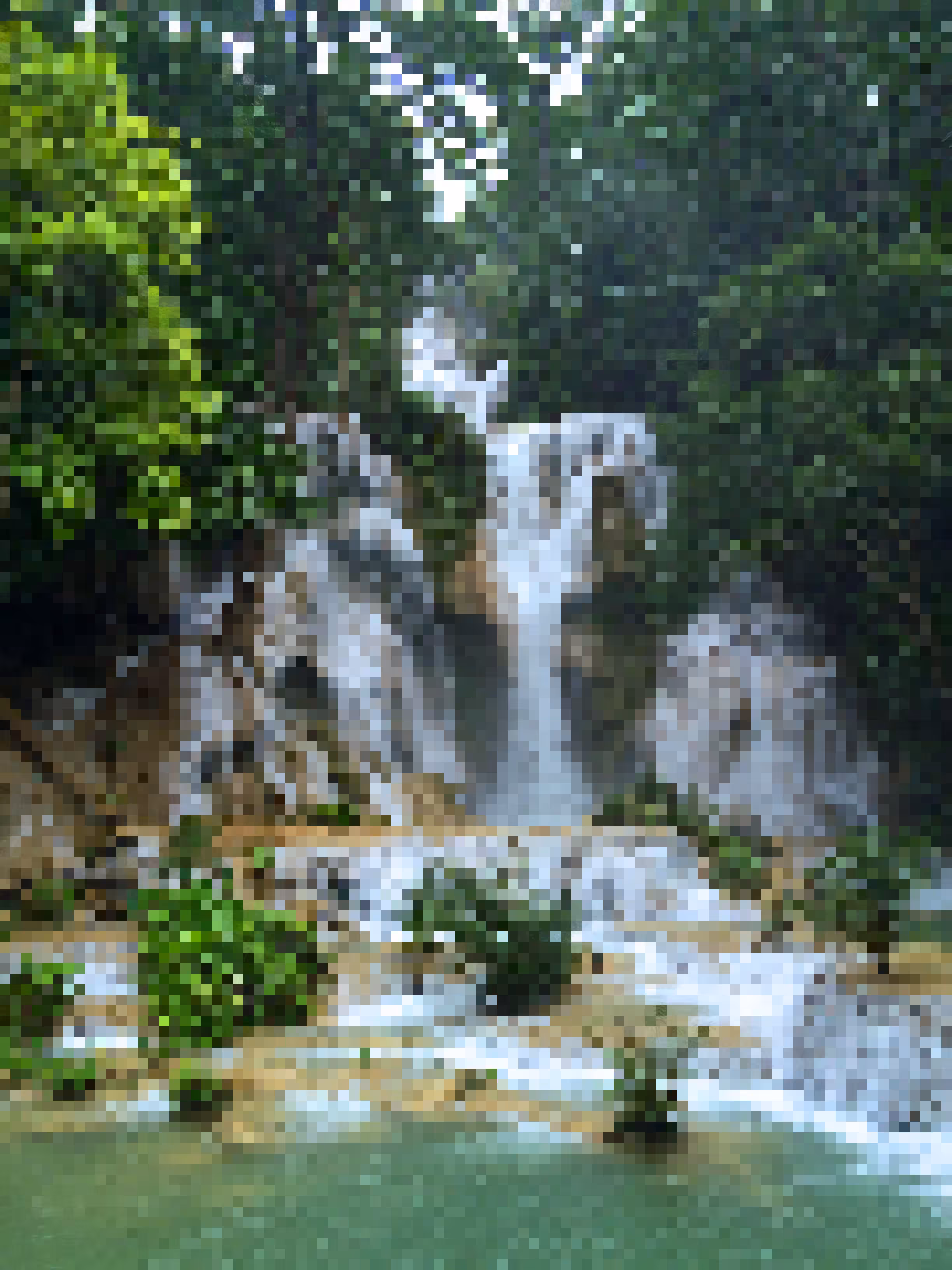 Pixel Waterfall