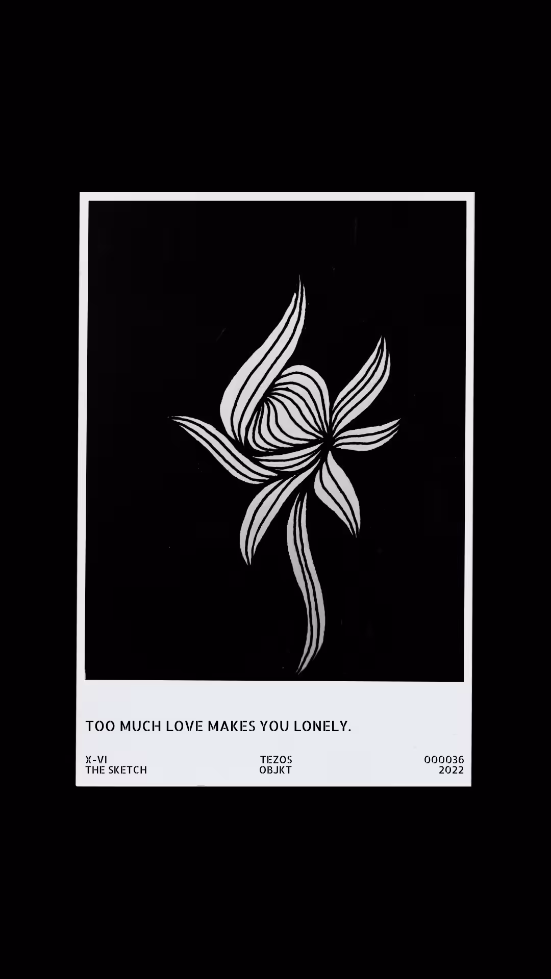 Too Much Love Makes You Lonely.