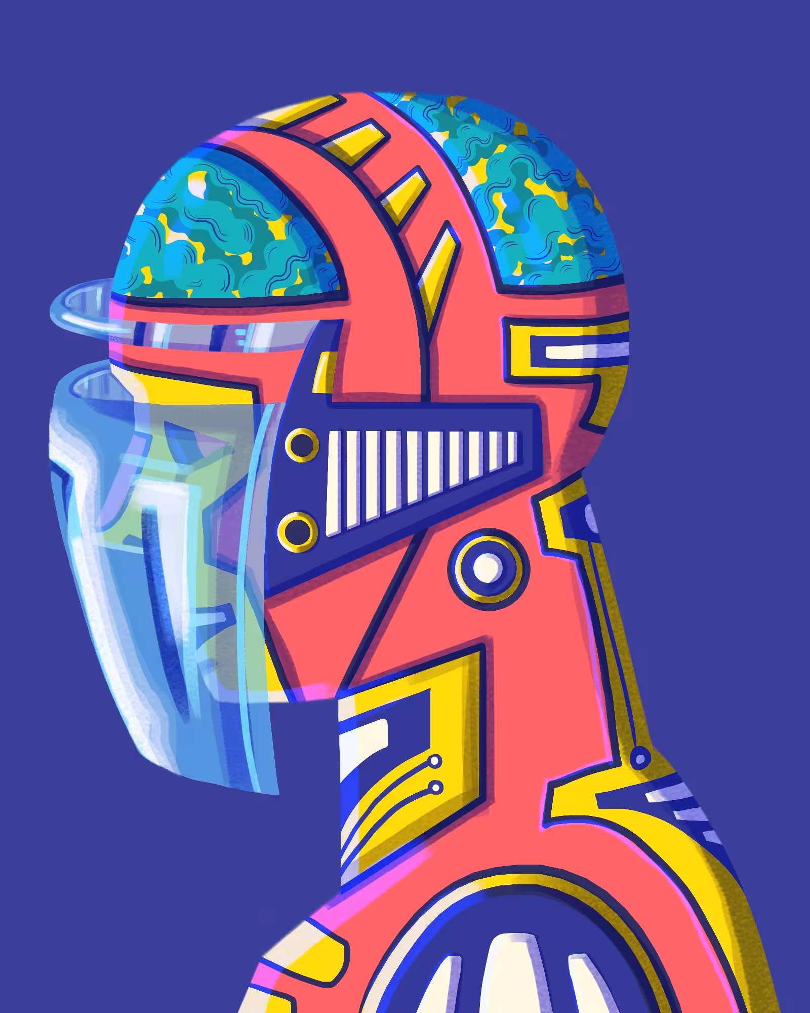 humanoid face shield #29