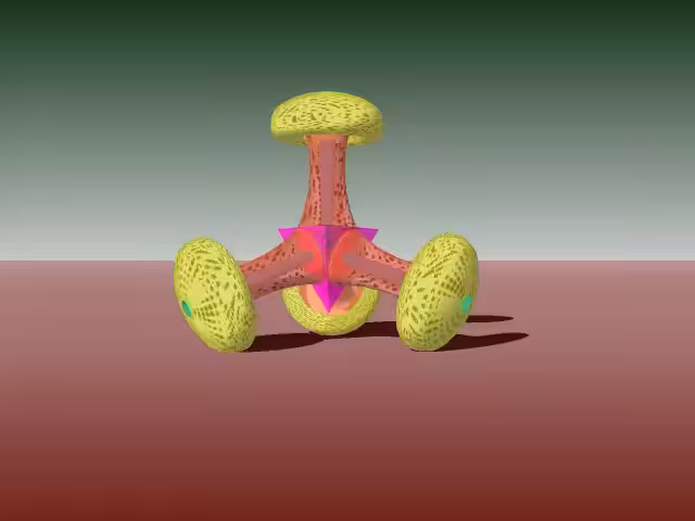 Tetrahedral Mushroom of the Universe