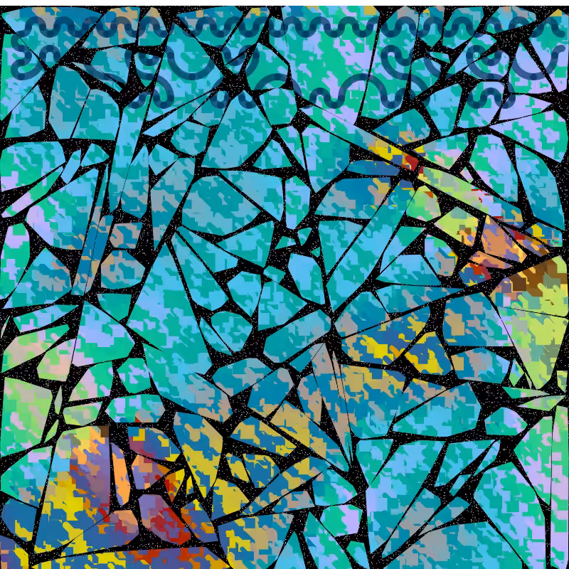 Tessellis - Gaudi style generative mosaic #4