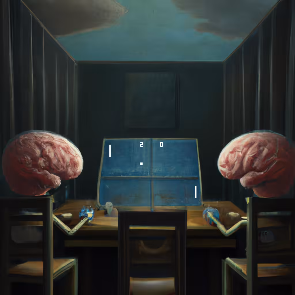 Lab-grown brain cells play video game Pong