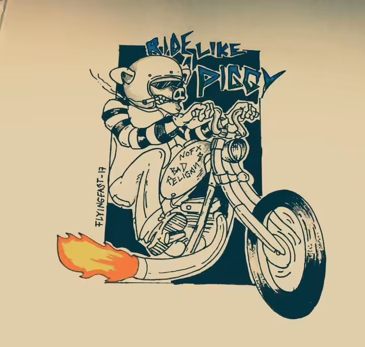 Ride like piggy