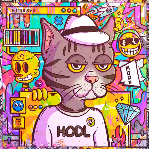 Funky Cat #1887
