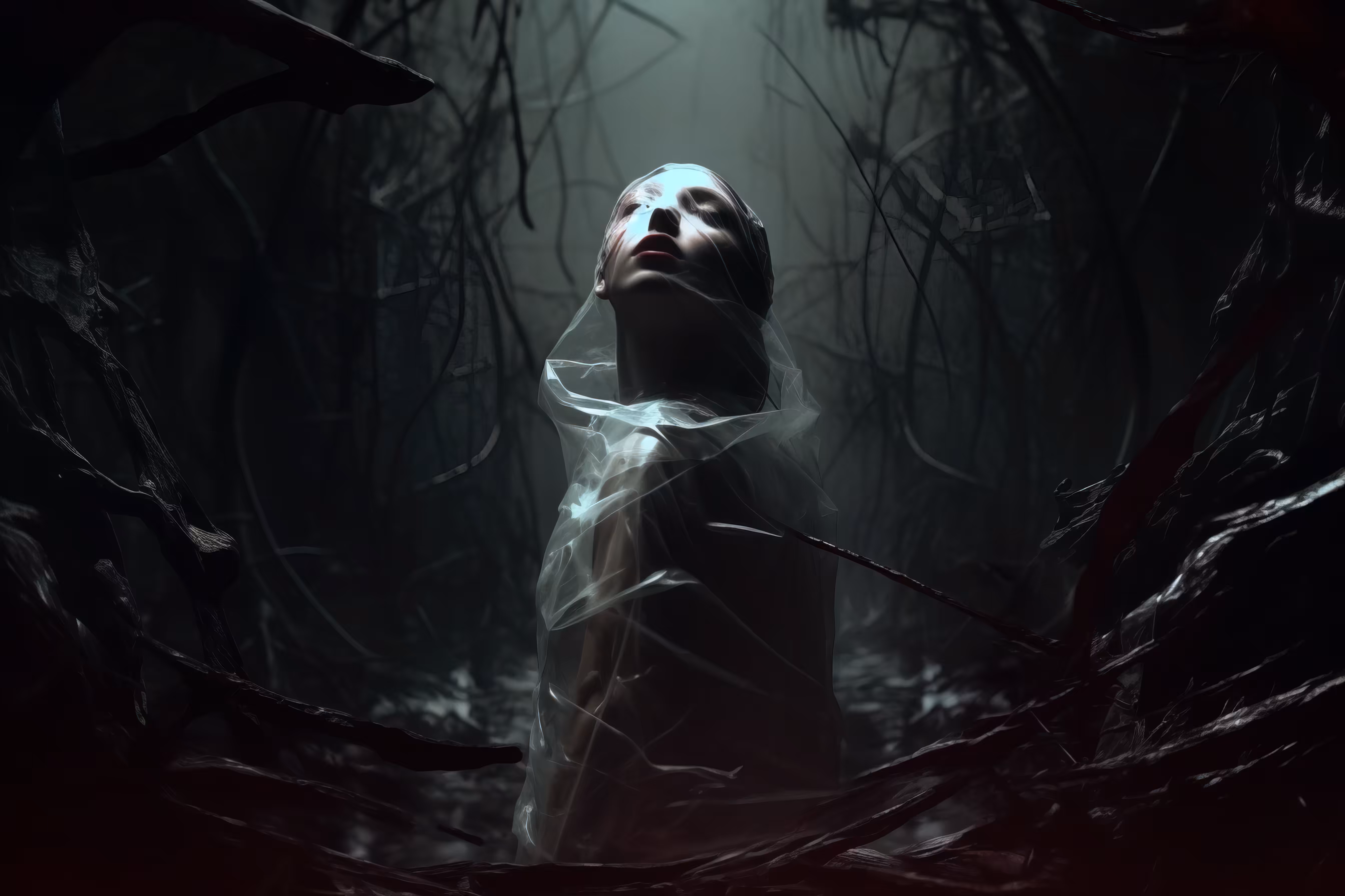 A Girl in the Woods