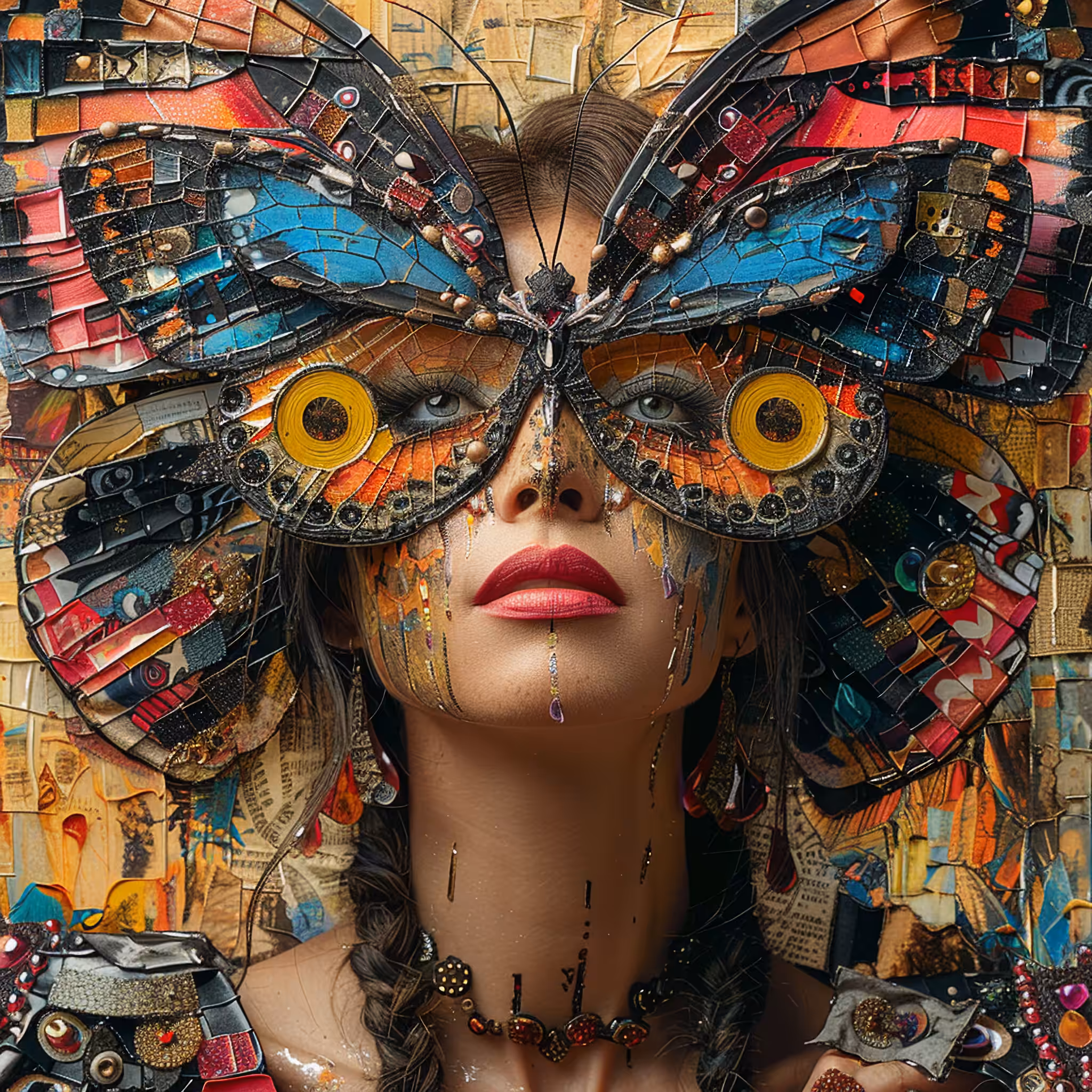The butterfly woman