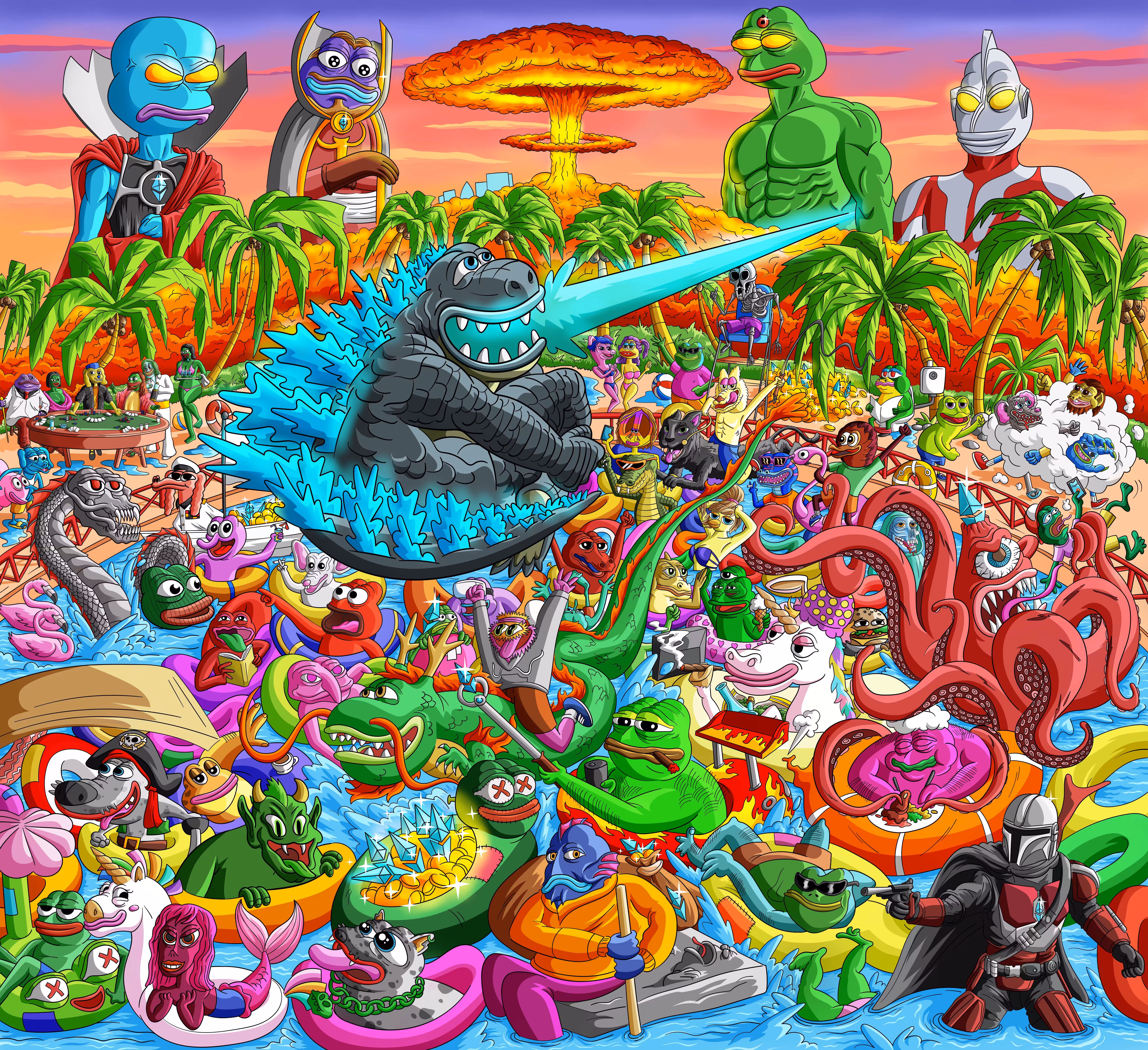 Bull Run Pool Party