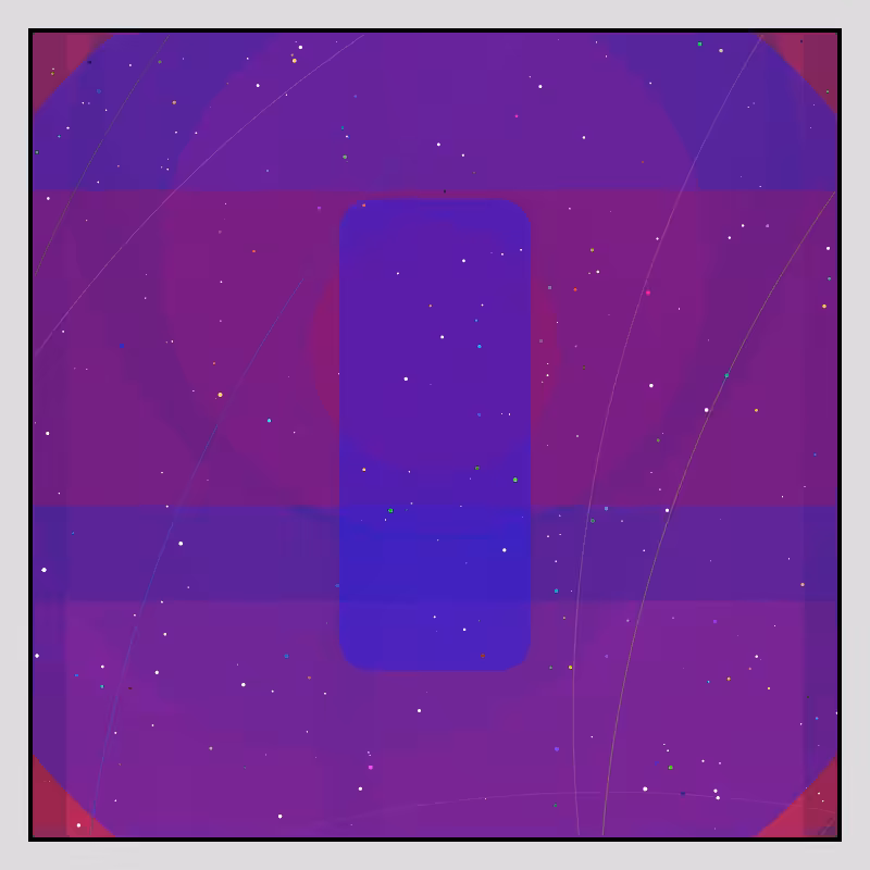 Color Field Starry B #209