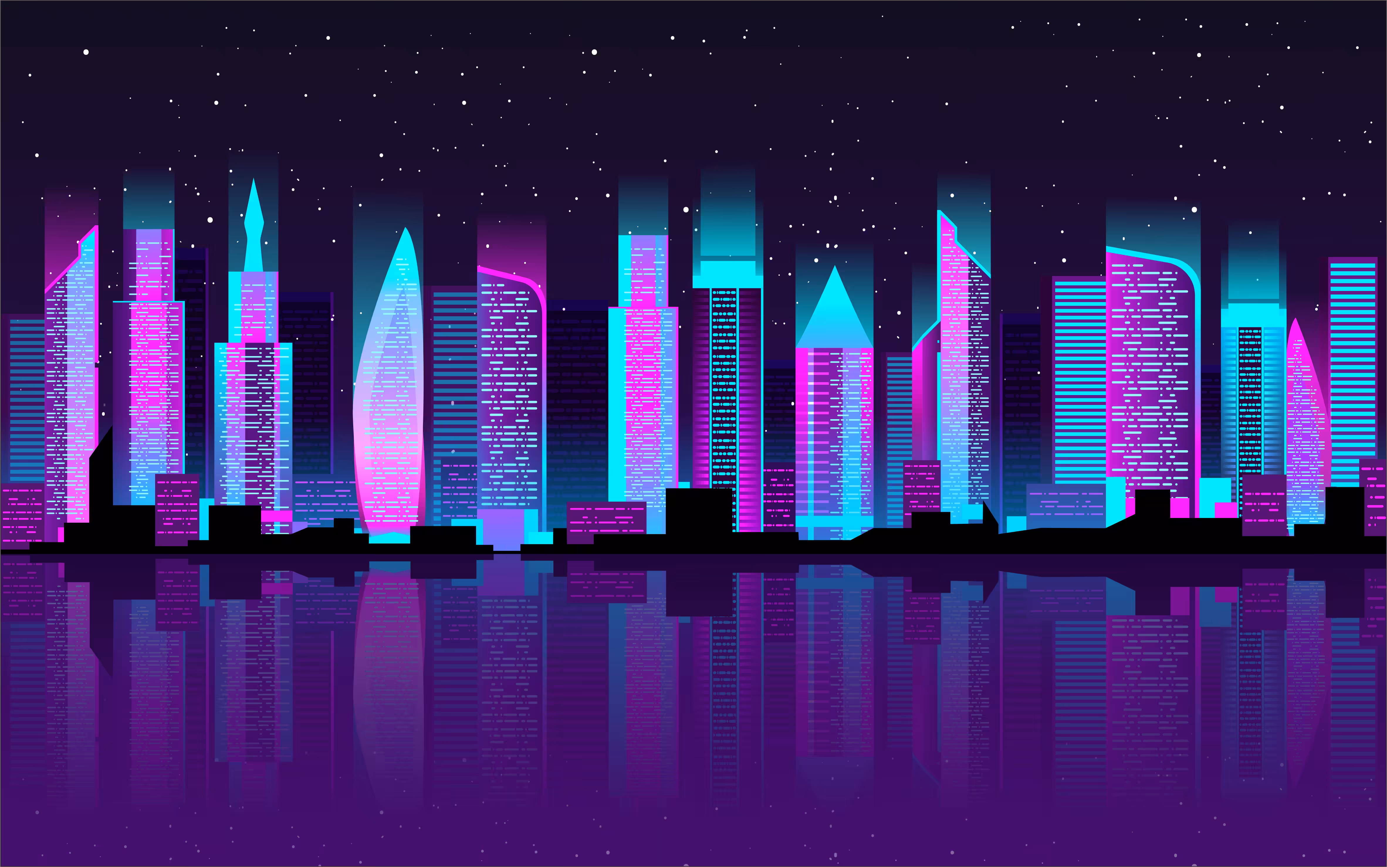 Neon Building 005