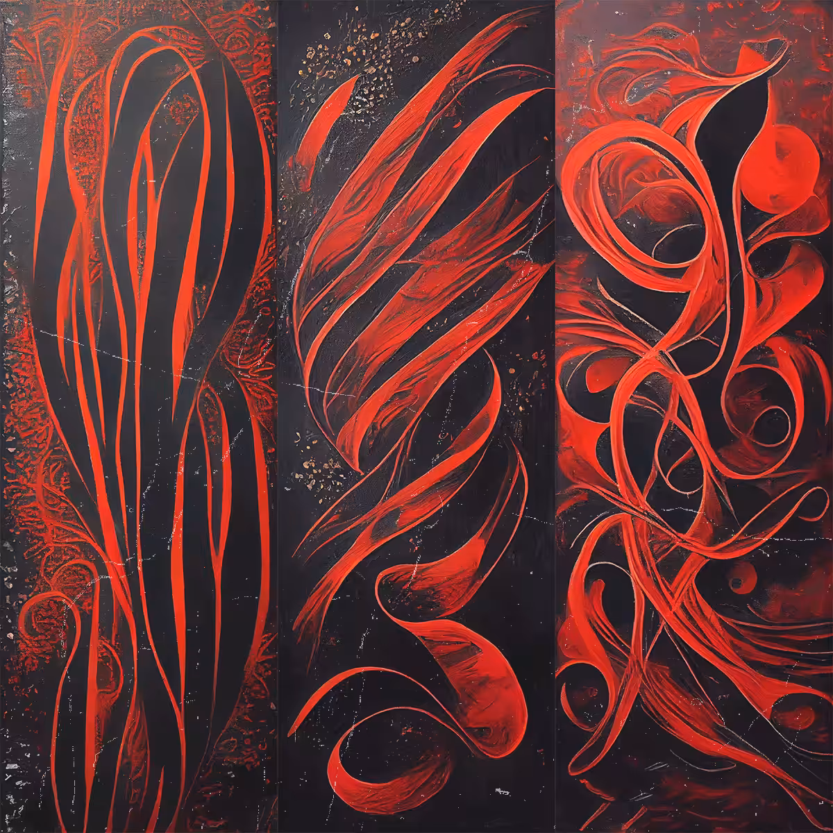 AI Red Calligraphy #6