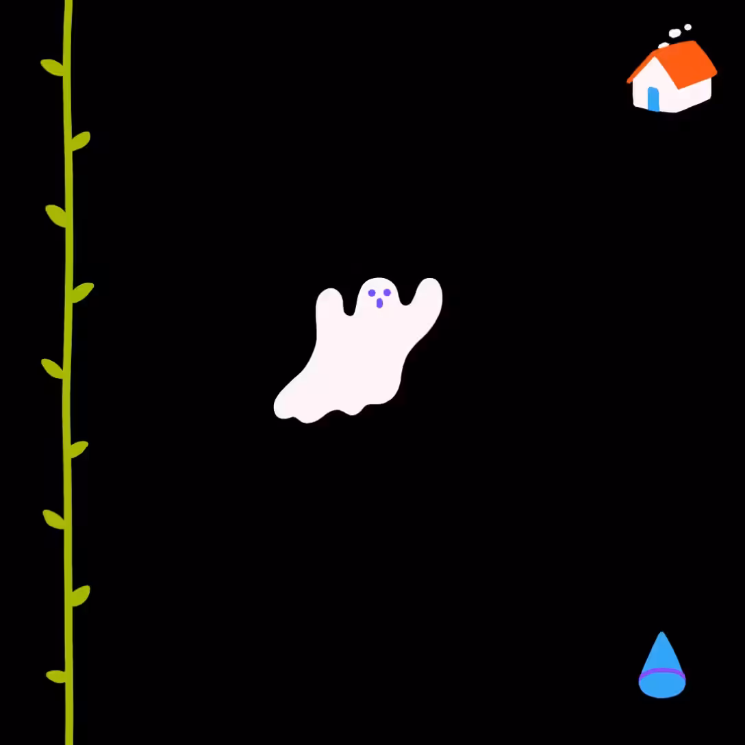 Haunted Mini Loop Ghost
