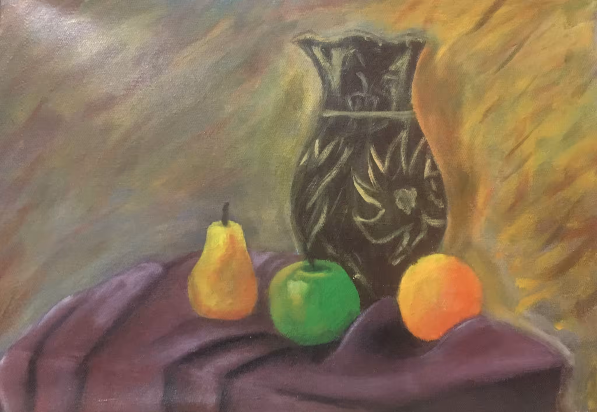 oil painting portrait work
