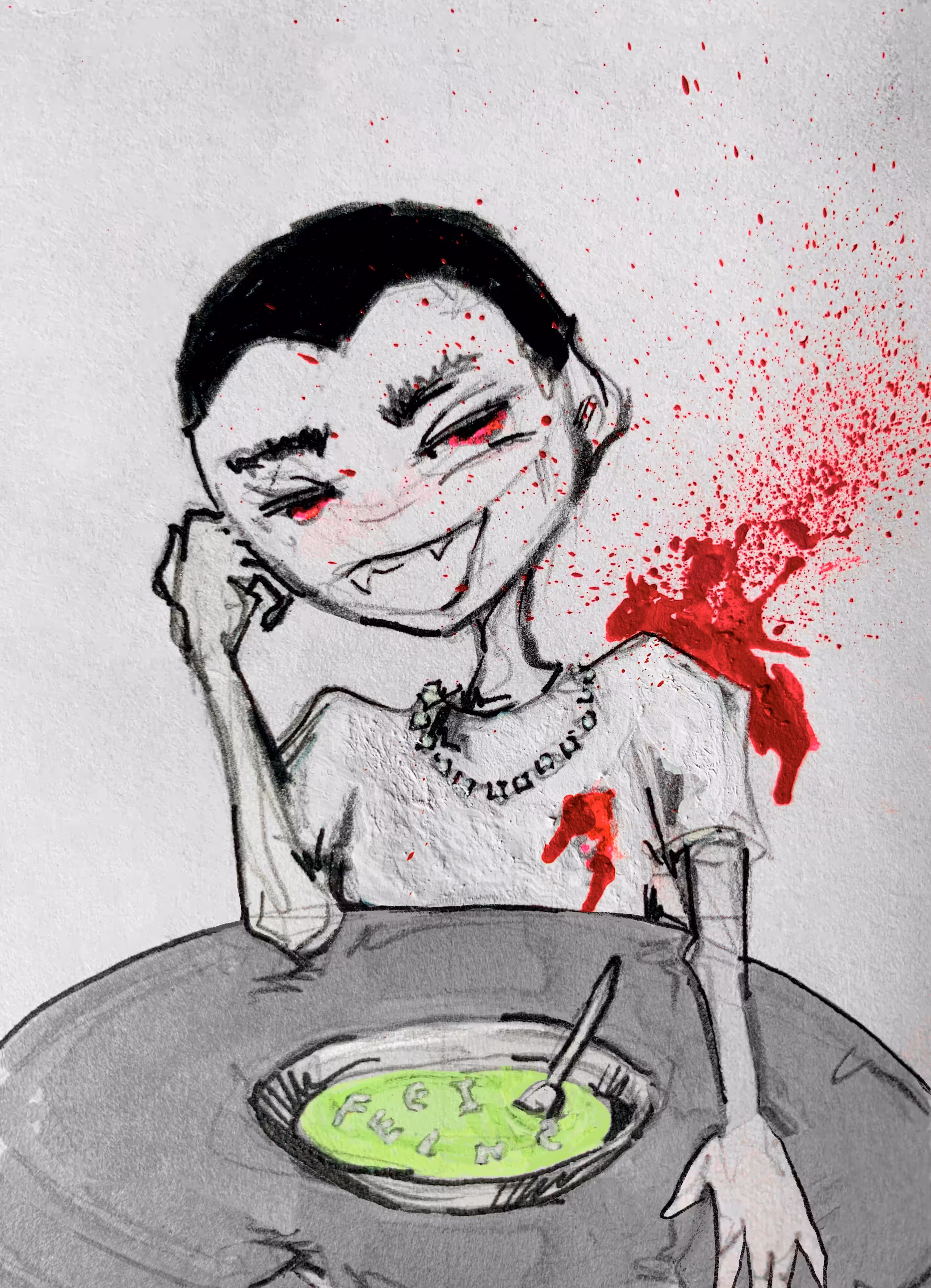 4D (Date, dinner, diet, die)