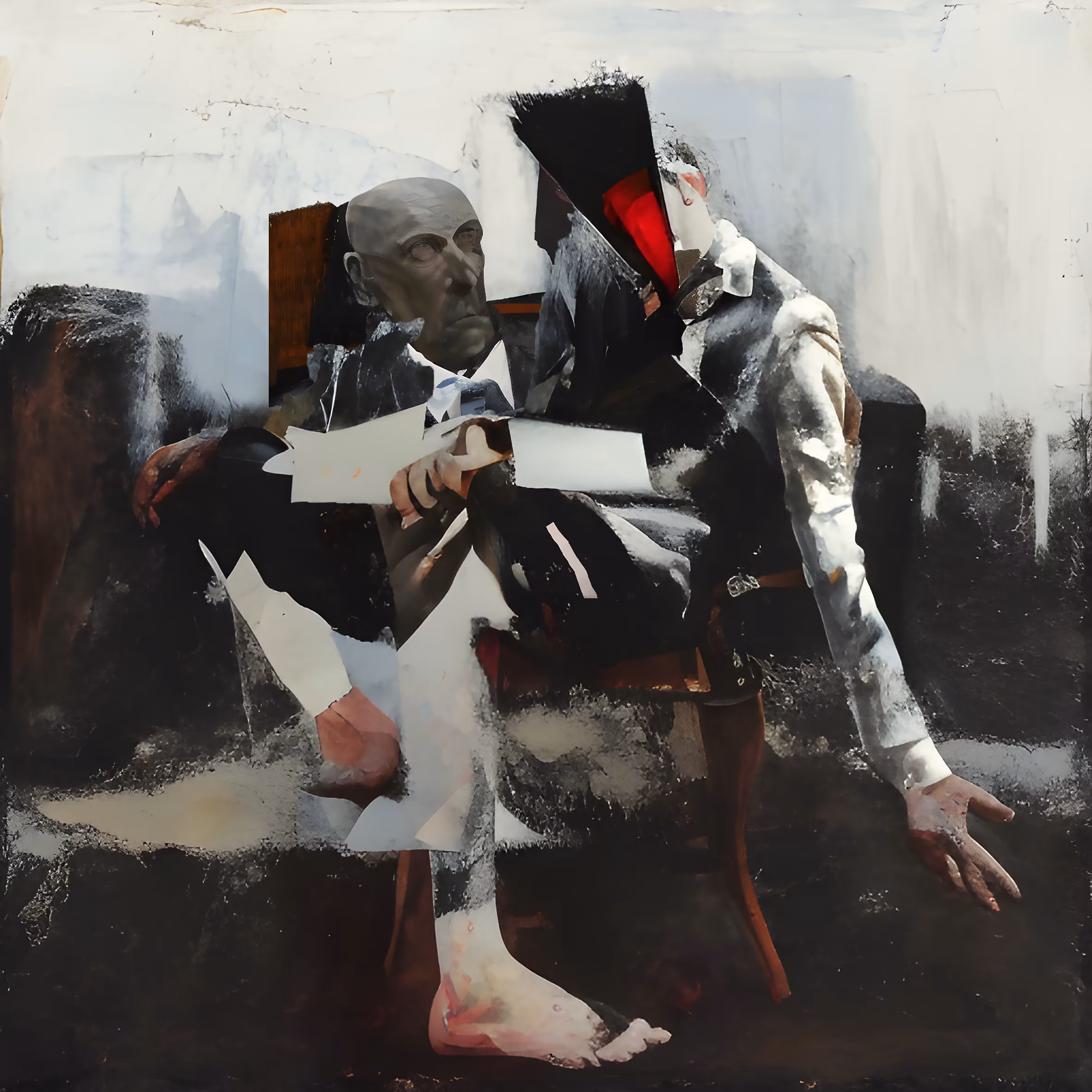 "Two People and a Chair"