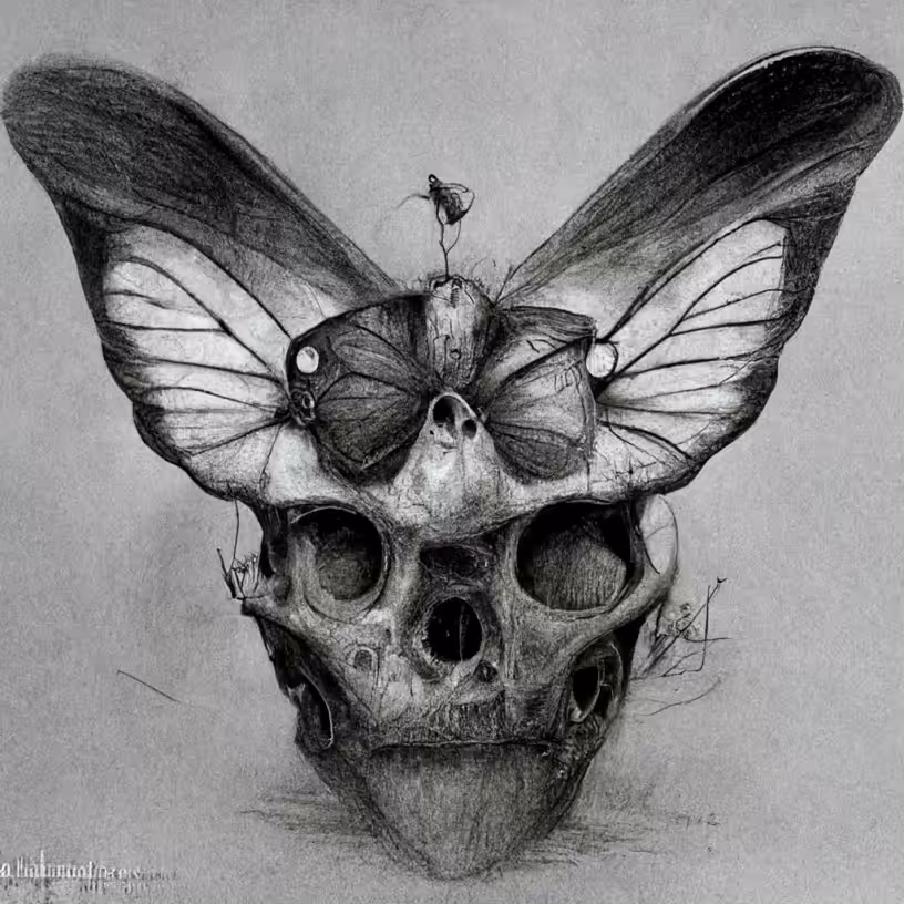 O.G. SPIRATOM - Butterfly Skullz 💀🦋 AI Concept Sketch for Pneuma96