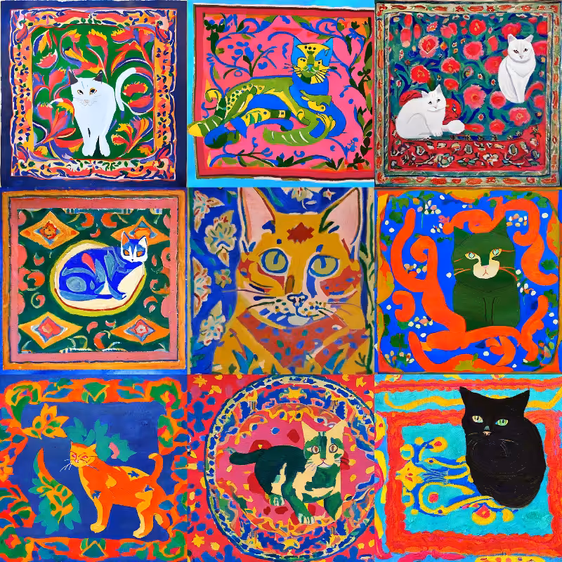 99 Patchworks of 9 Lives #21