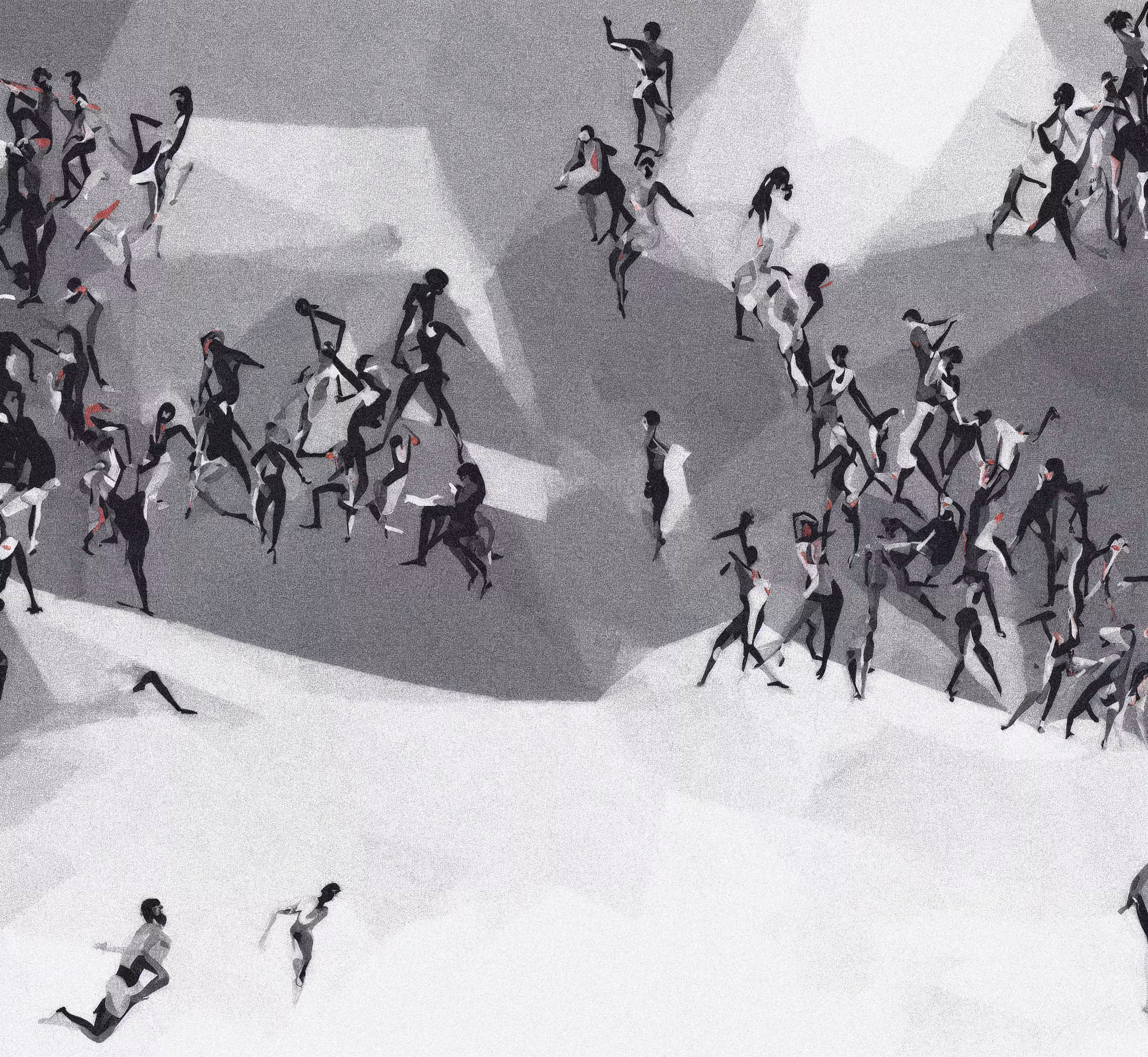 a dance of human love as seen by the curious machine in five parts, i