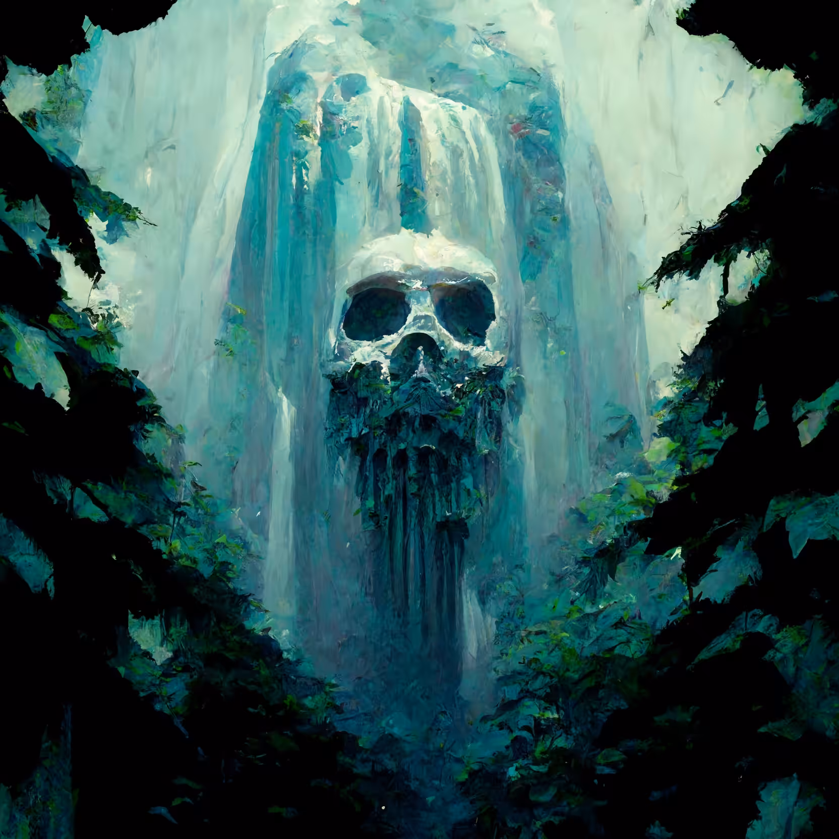 Skull waterfall