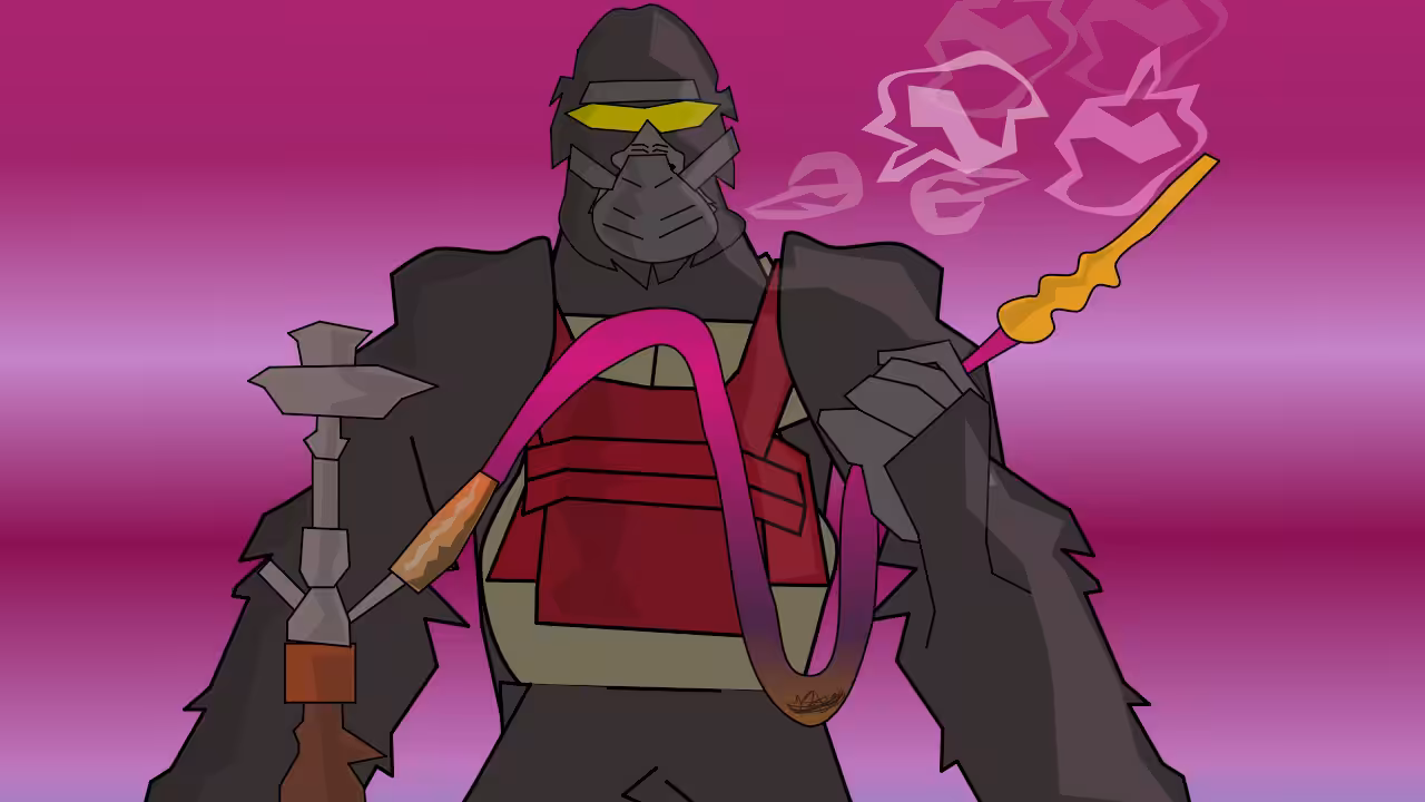 Hookah Gorilla #530