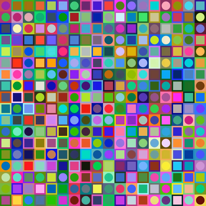Square Dot Composition #90