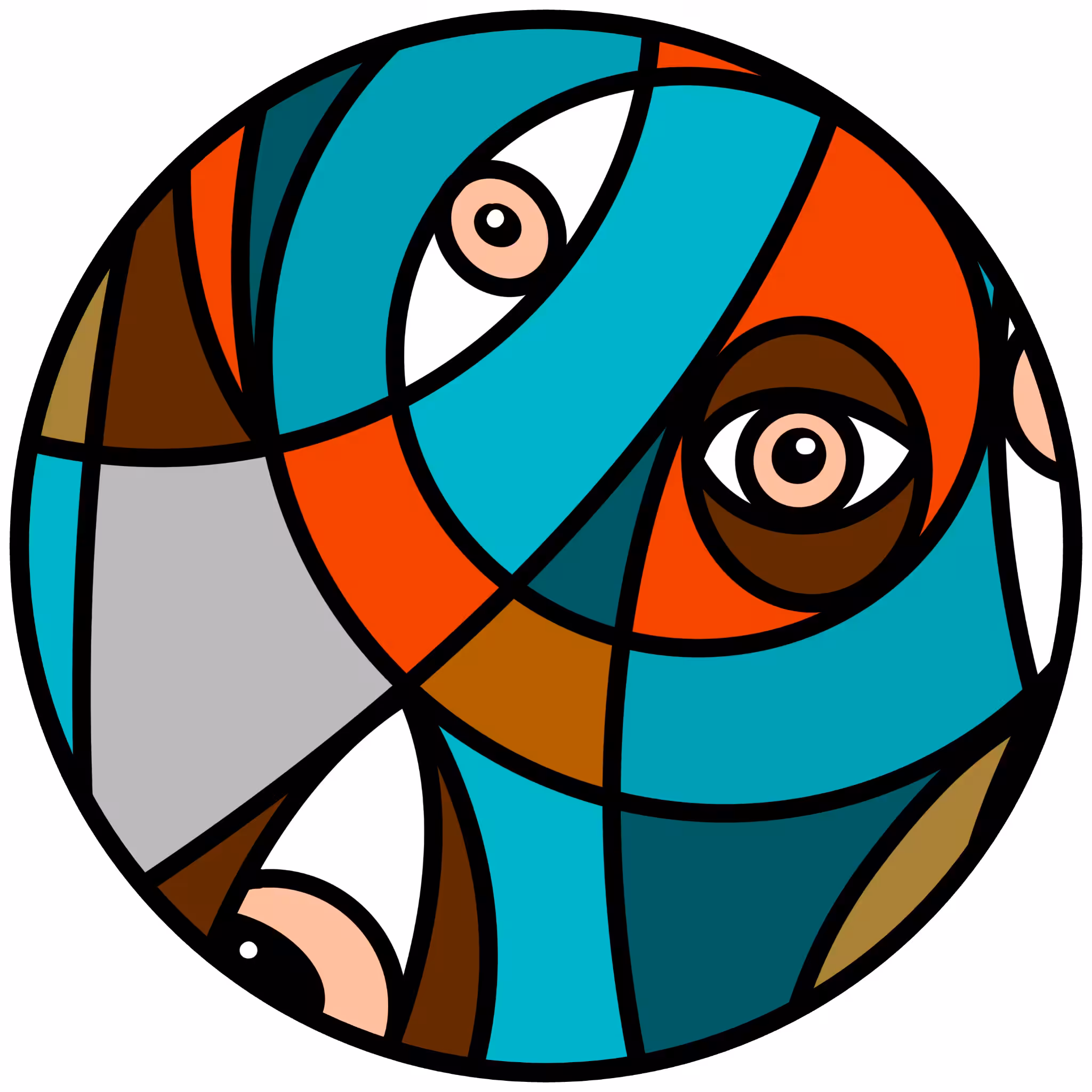 Cubist Circle 1