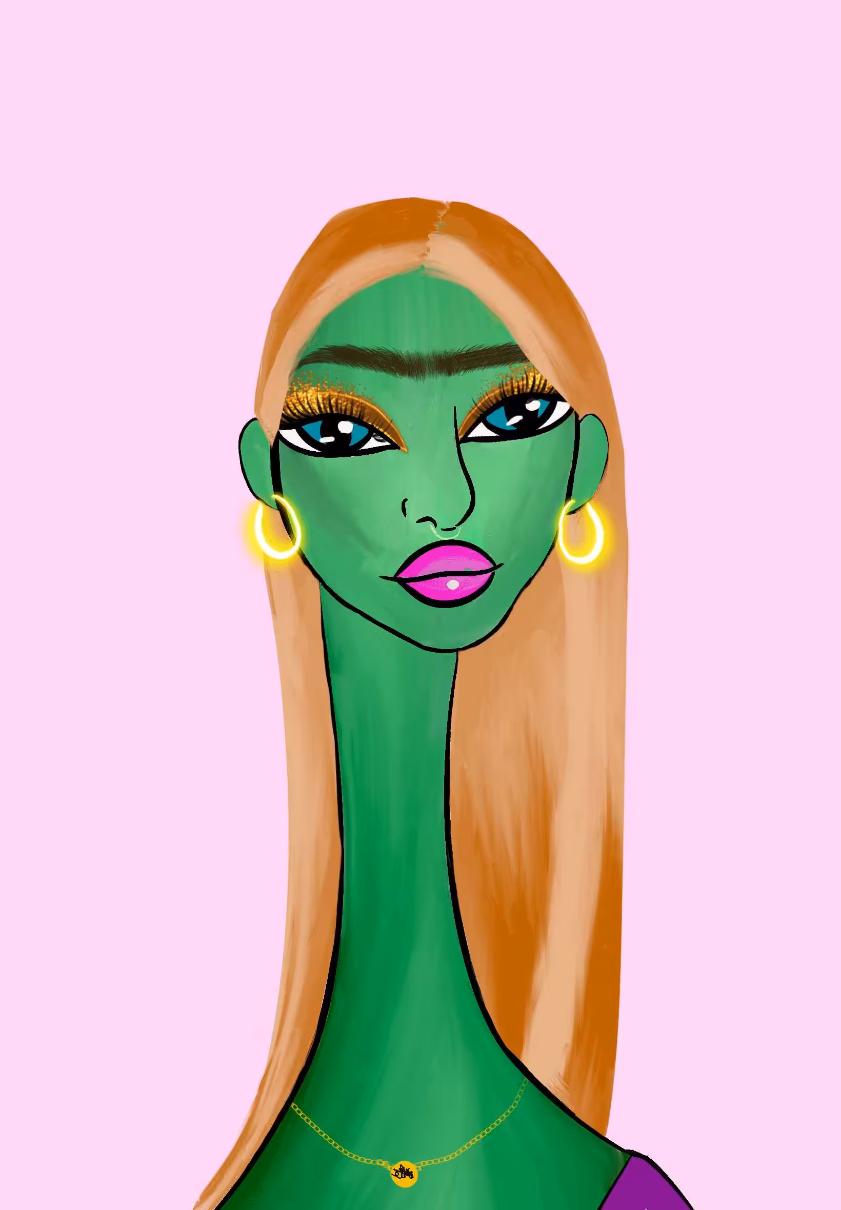Long Neckie Ladies: Long Neckie Lady #2283