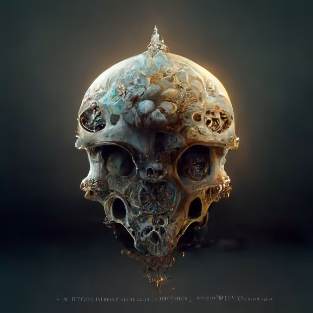 Sacred Skull 006 by OG SPIRATOM