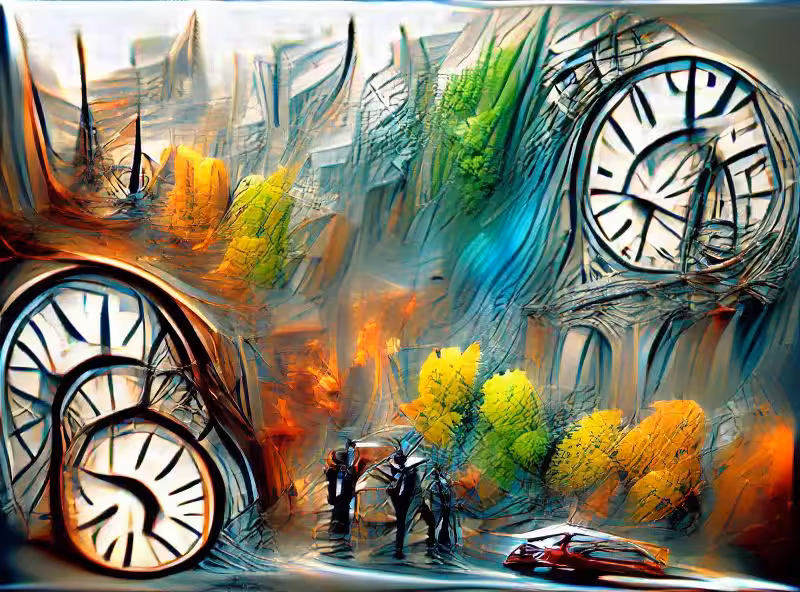 Abraham's First Works: In time