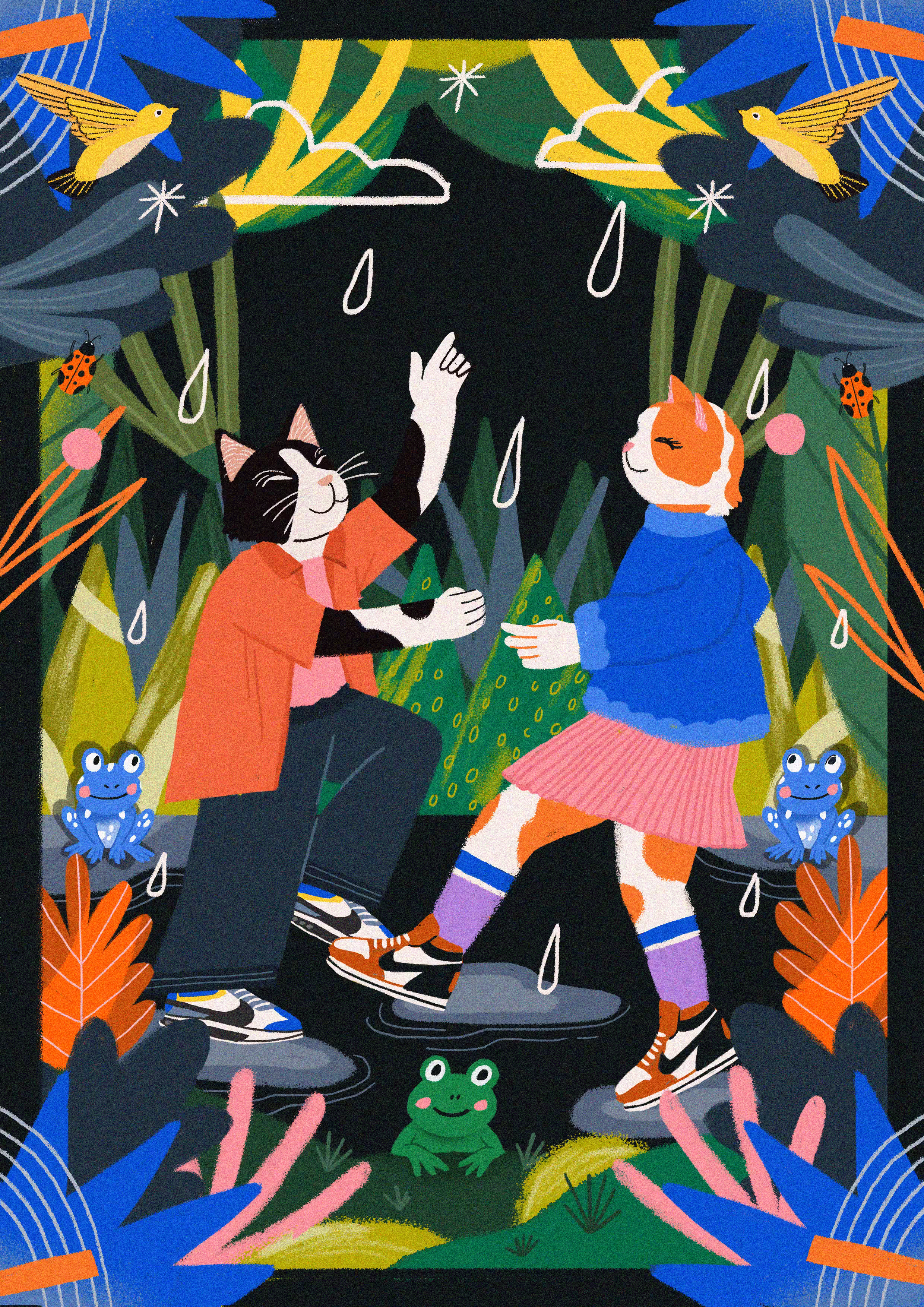 dancing in the rain 