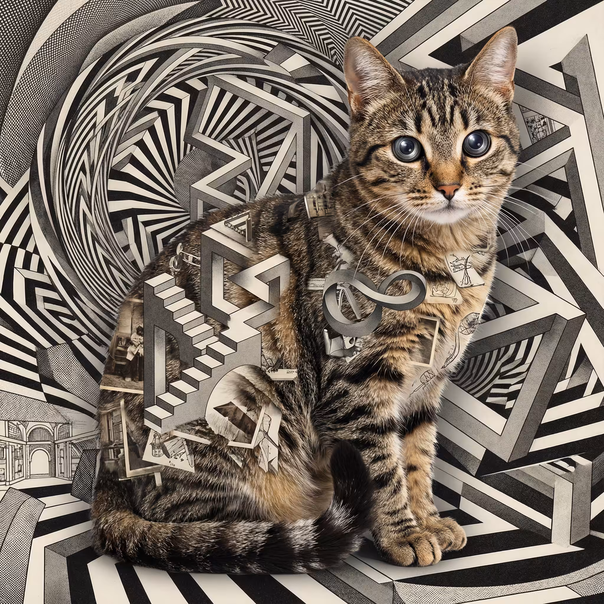 abstract cats #19
