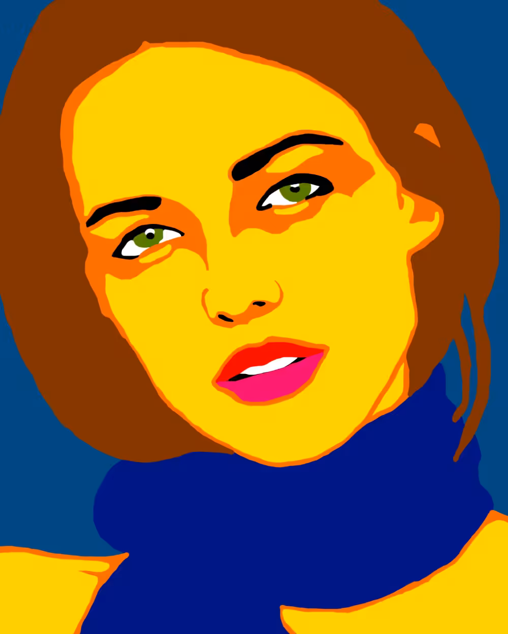 "Aniès, et son Foulard Bleu"