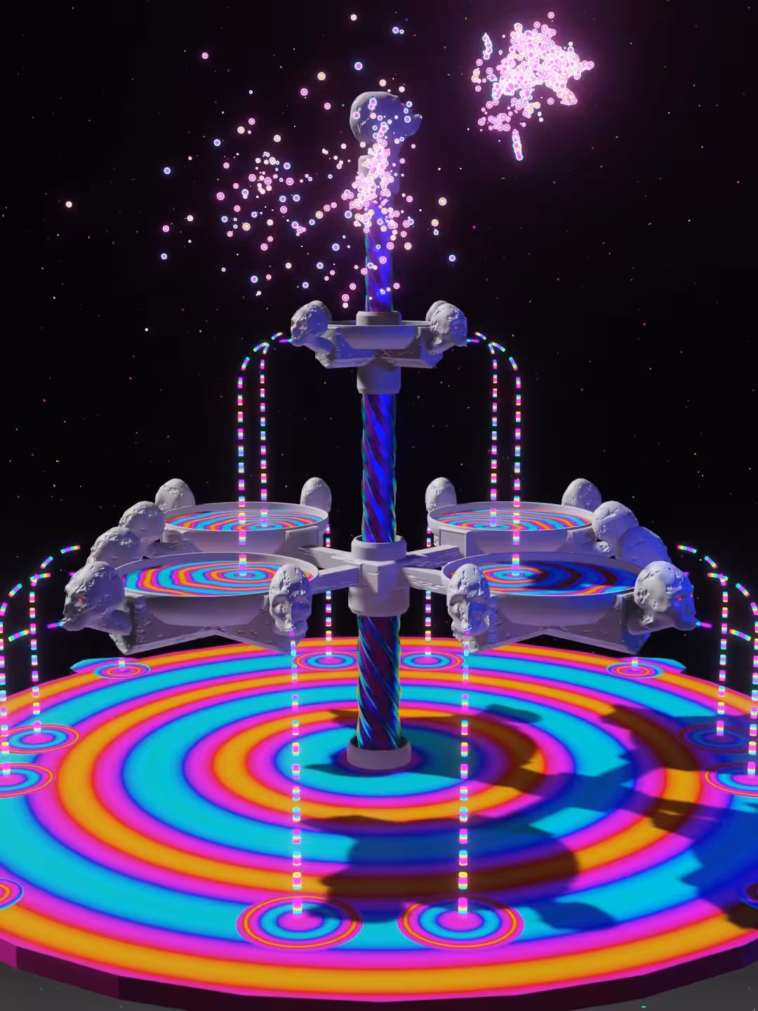 - Rainbow Fountain -