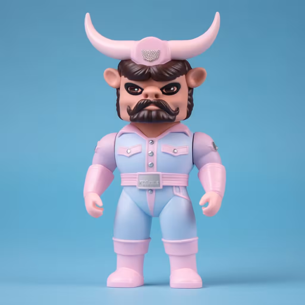 Cute muscular bull toy v2 18+