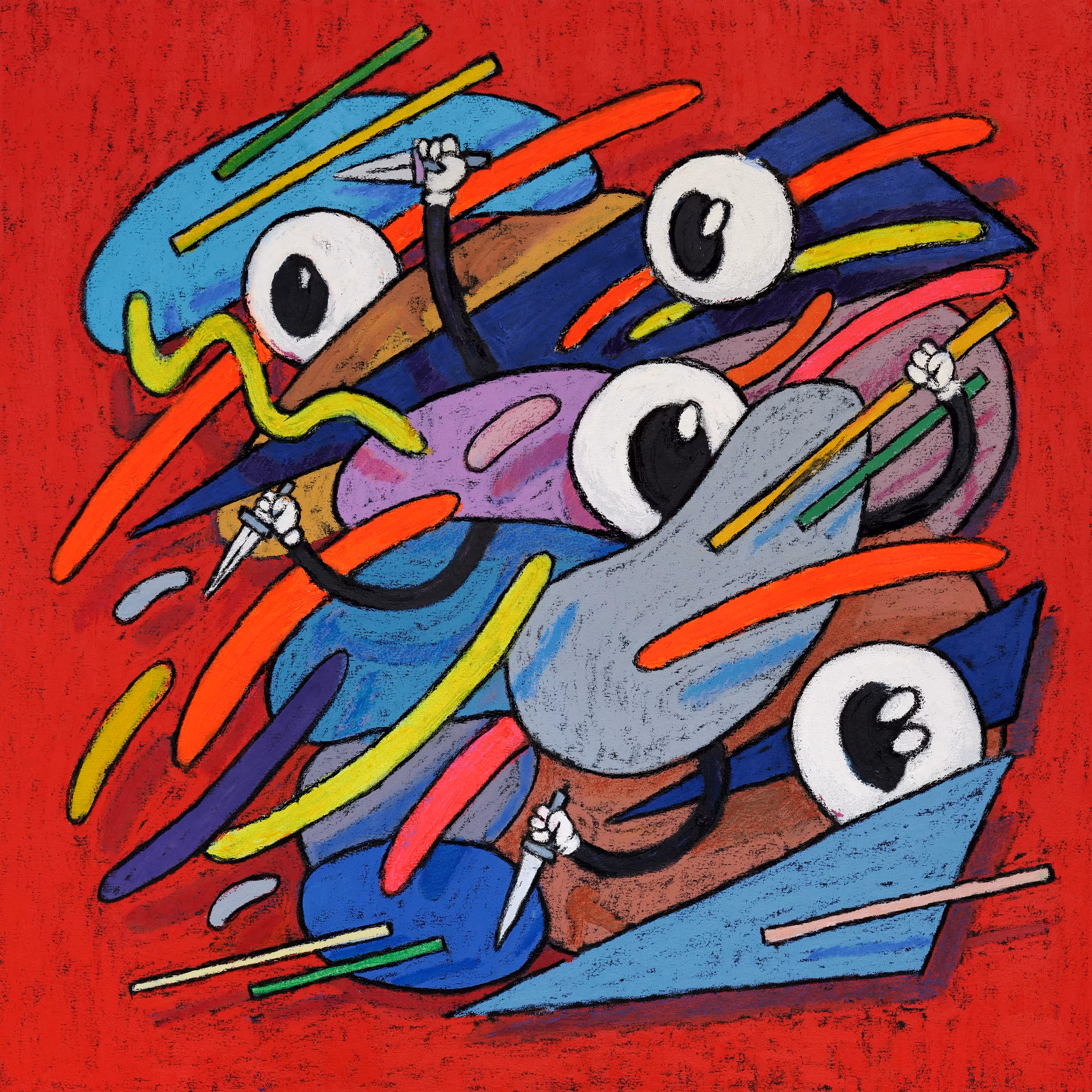 The Release of Instinct (includes a physical painting)