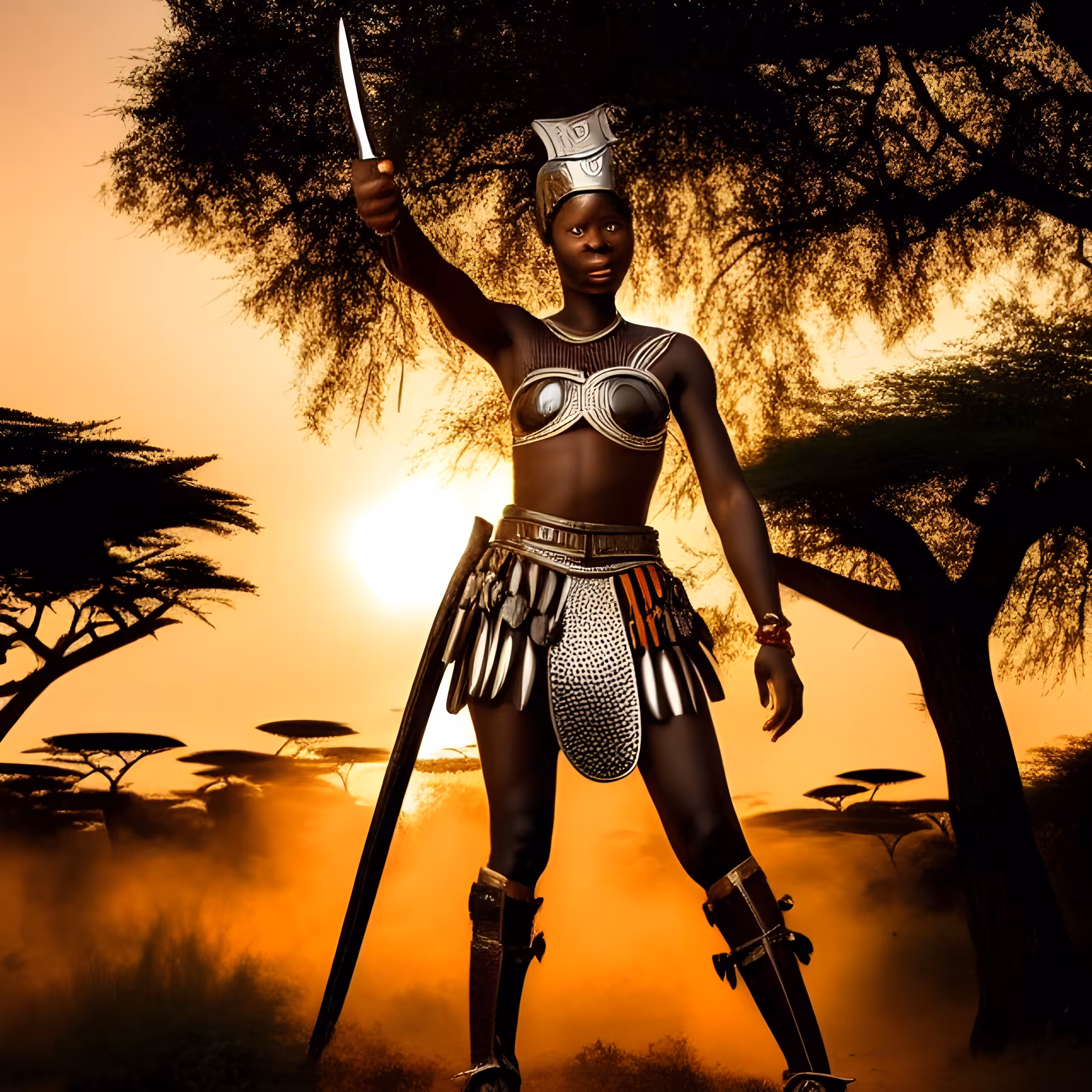 African Female Warrior 12