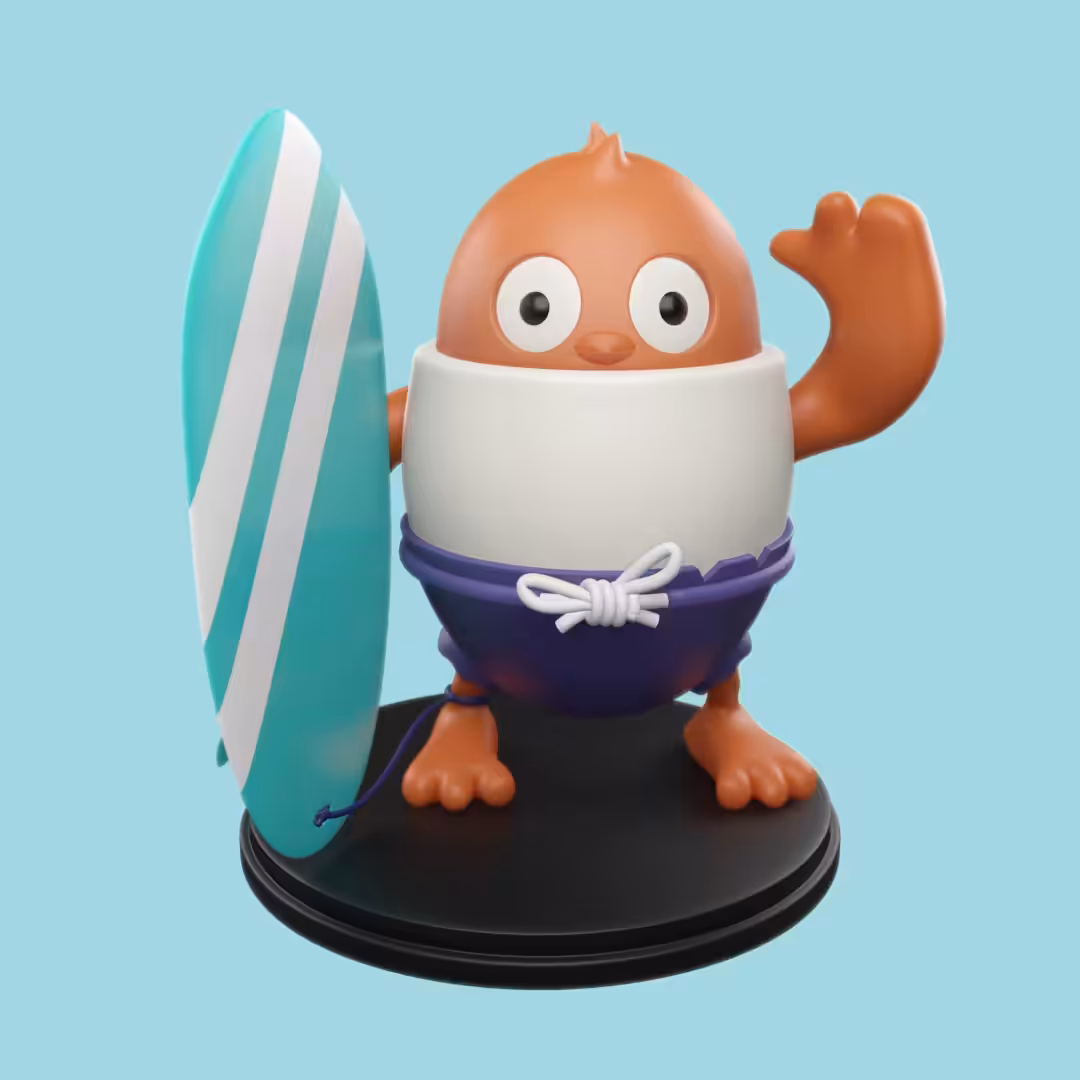 Surfer Egg
